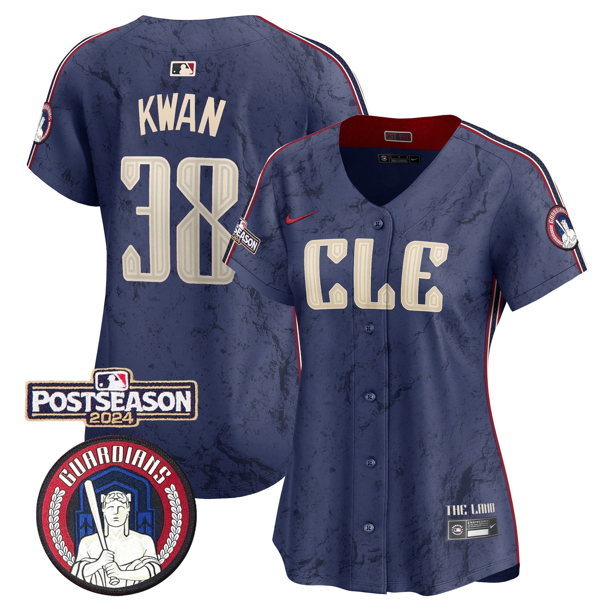 Women’s Cleveland 2024 Postseason Patch City Connect Vapor Premier Limited Jersey