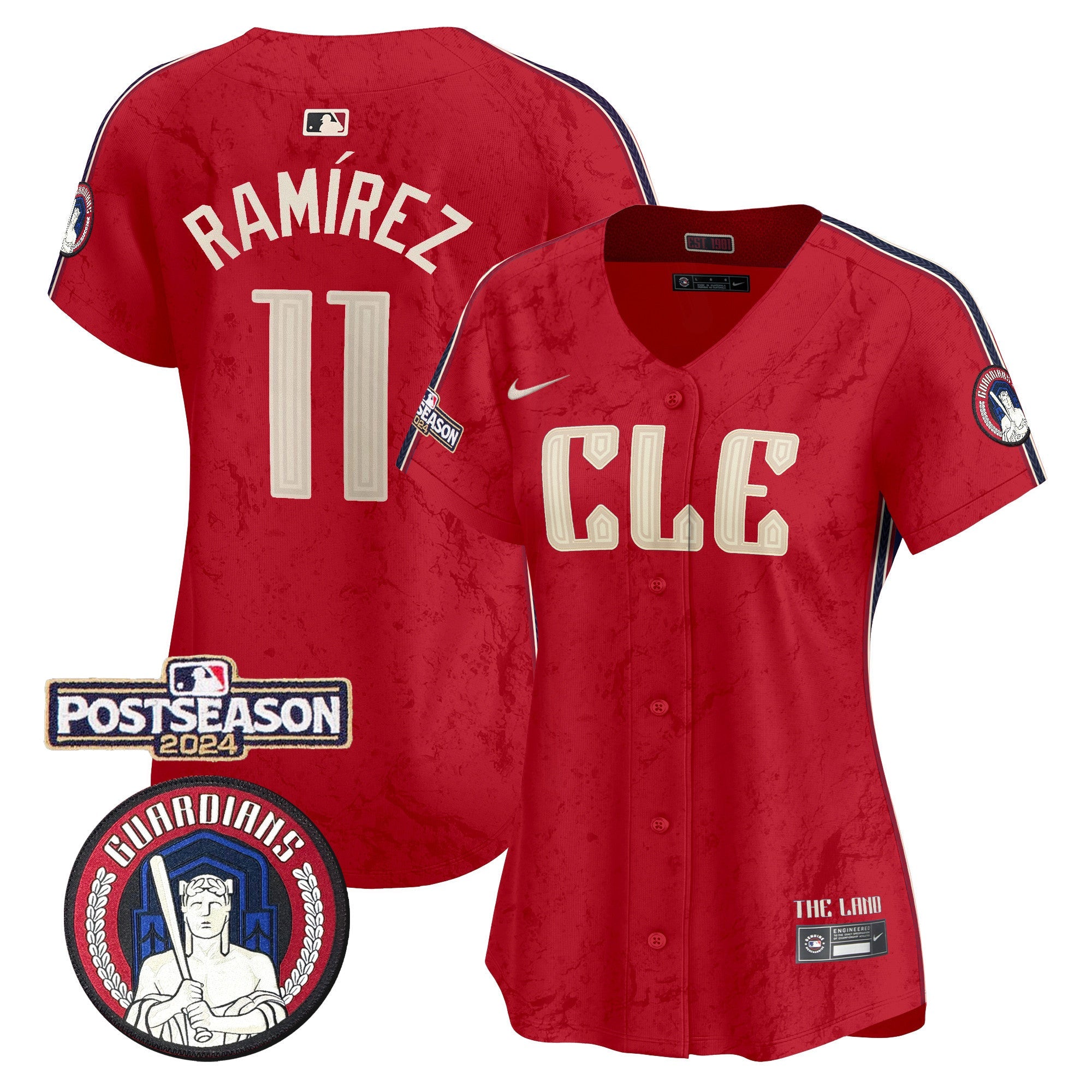 Women’s Cleveland 2024 Postseason Patch City Connect Vapor Premier Limited Jersey