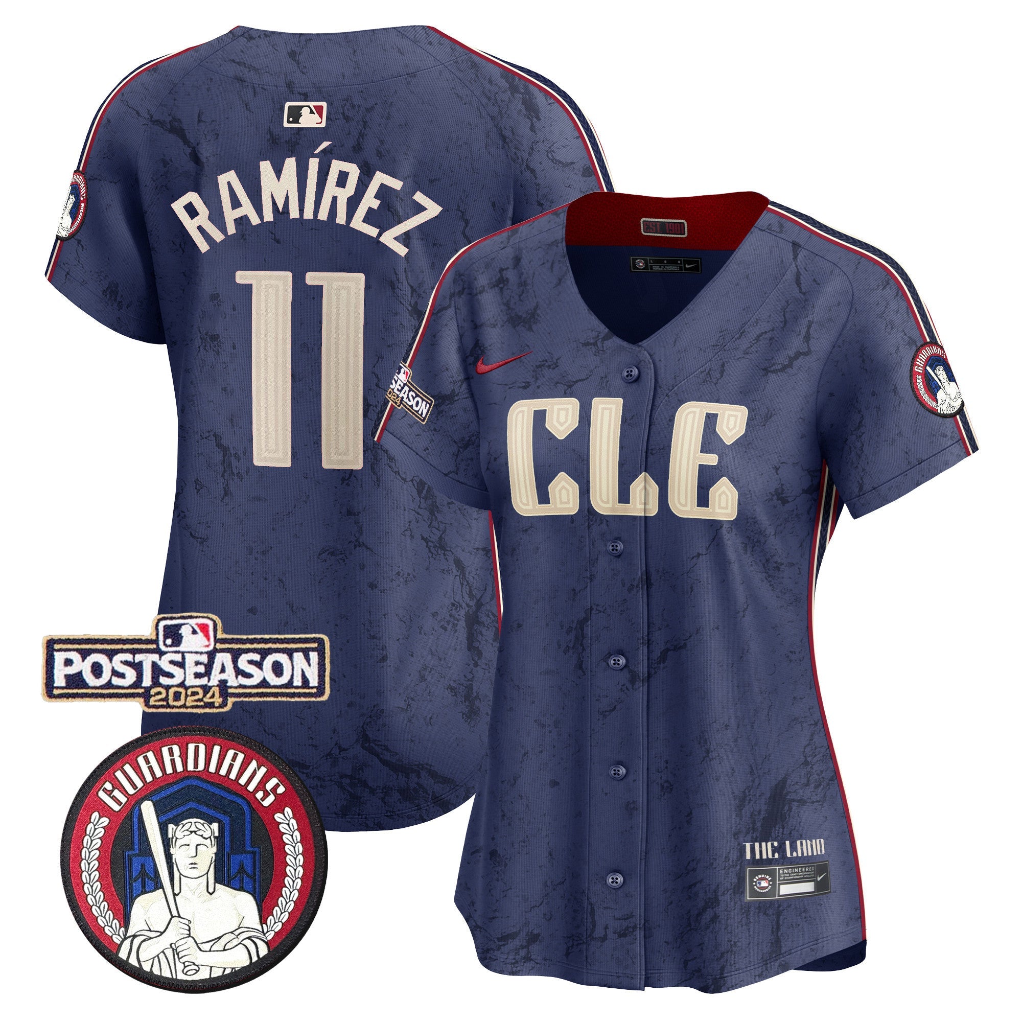 Women’s Cleveland 2024 Postseason Patch City Connect Vapor Premier Limited Jersey