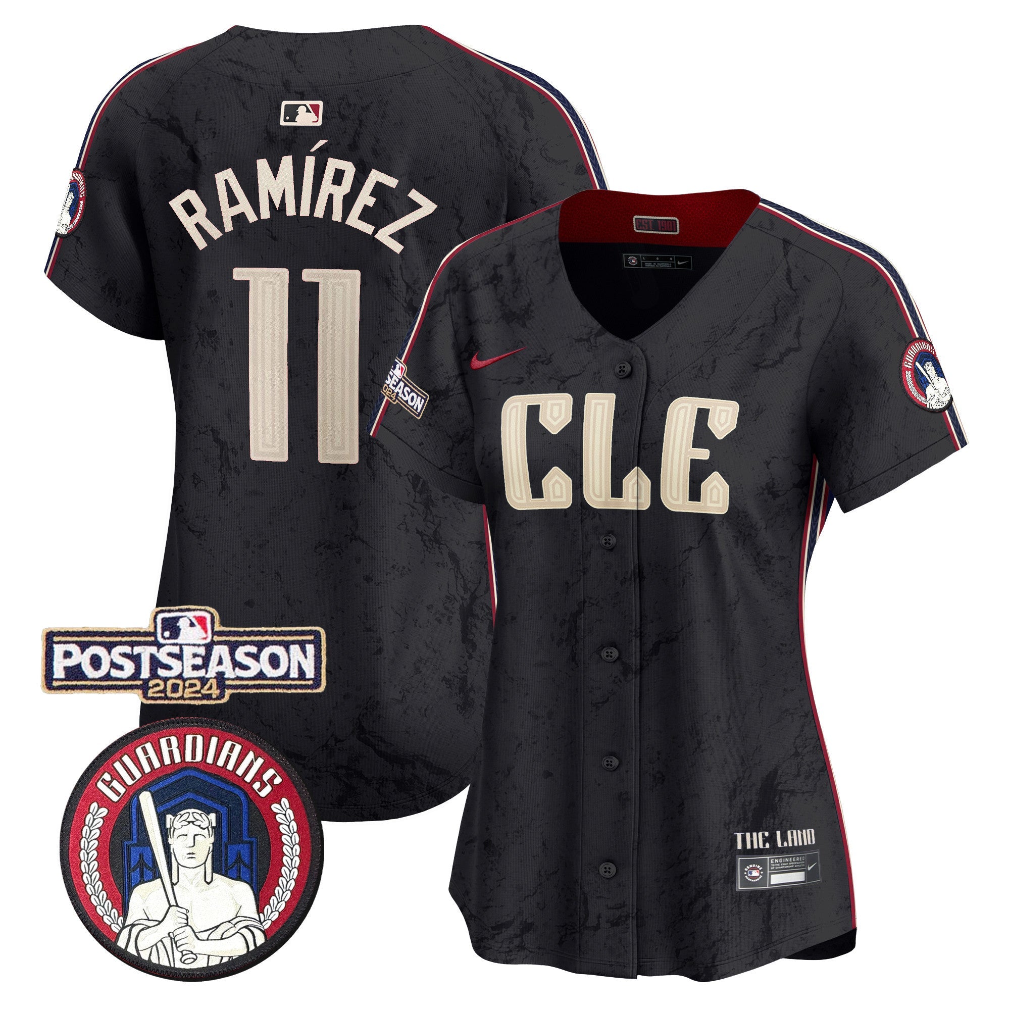 Women’s Cleveland 2024 Postseason Patch City Connect Vapor Premier Limited Jersey