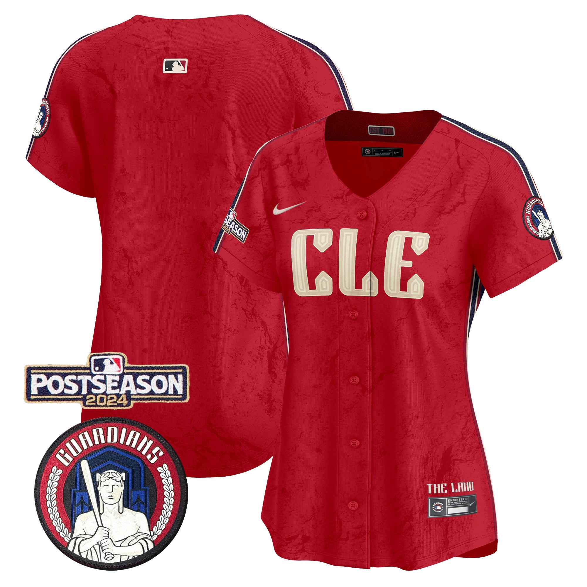 Women’s Cleveland 2024 Postseason Patch City Connect Vapor Premier Limited Jersey