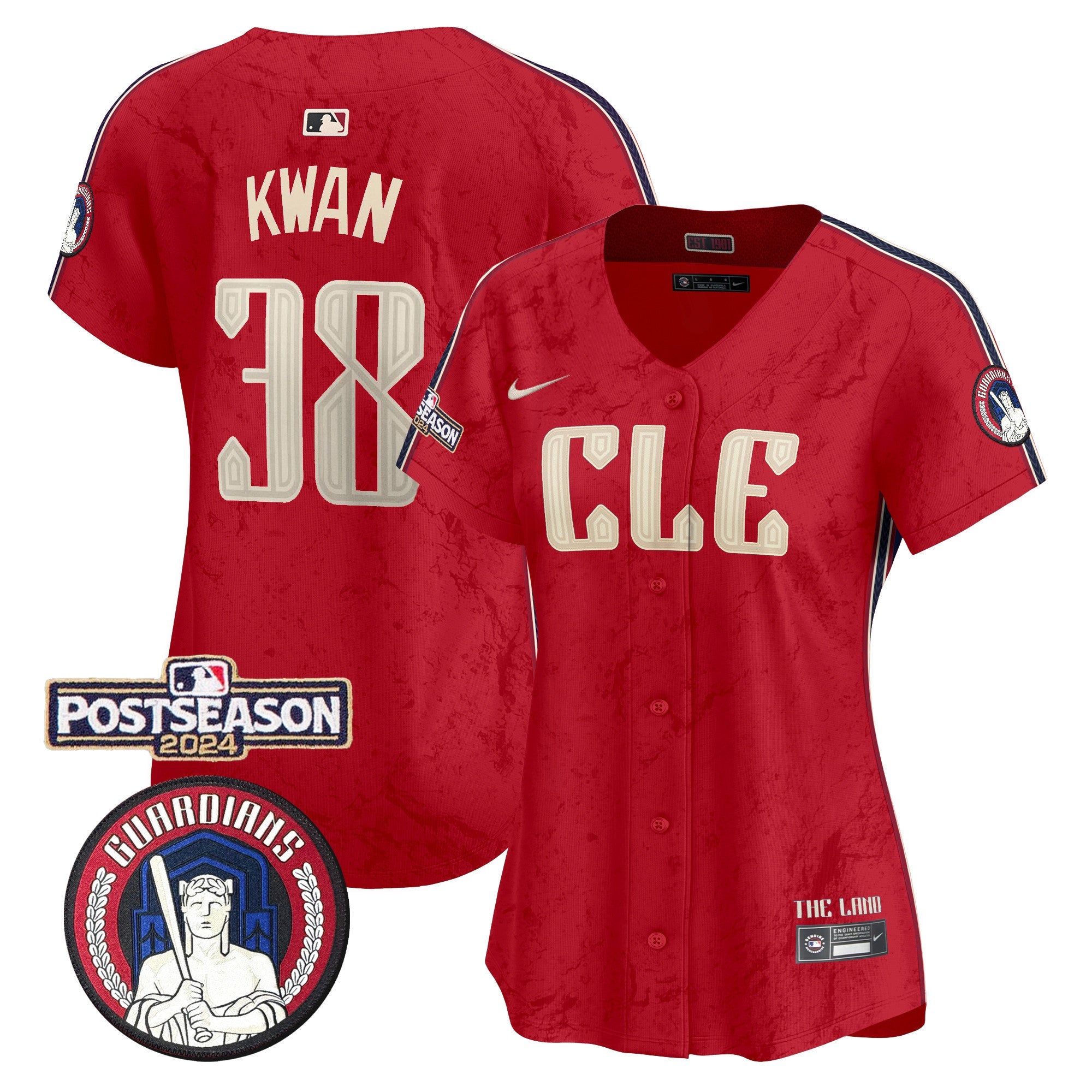 Women’s Cleveland 2024 Postseason Patch City Connect Vapor Premier Limited Jersey