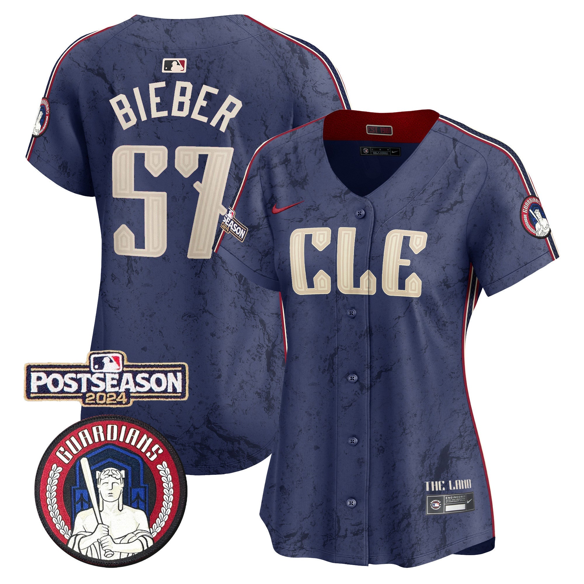 Women’s Cleveland 2024 Postseason Patch City Connect Vapor Premier Limited Jersey