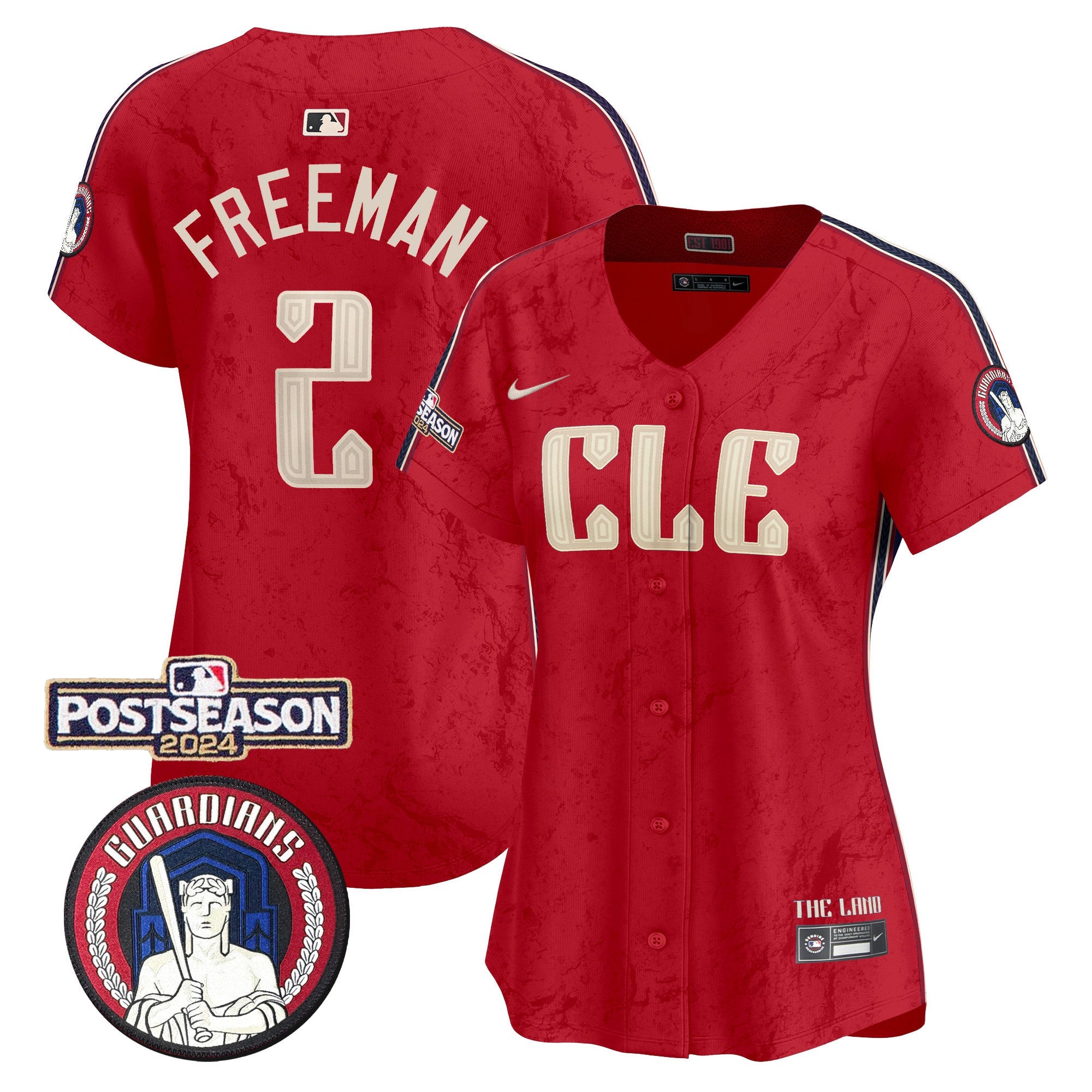 Women’s Cleveland 2024 Postseason Patch City Connect Vapor Premier Limited Jersey