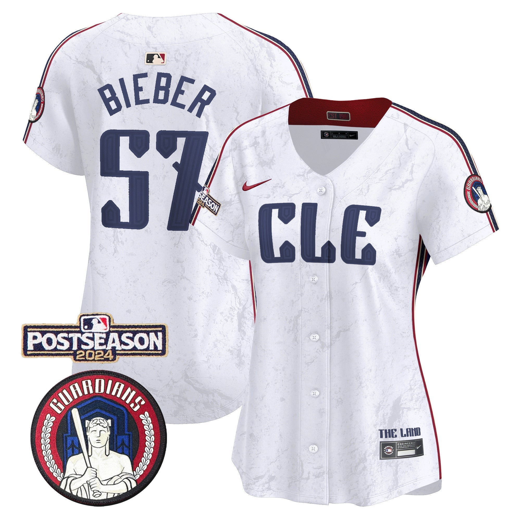 Women’s Cleveland 2024 Postseason Patch City Connect Vapor Premier Limited Jersey