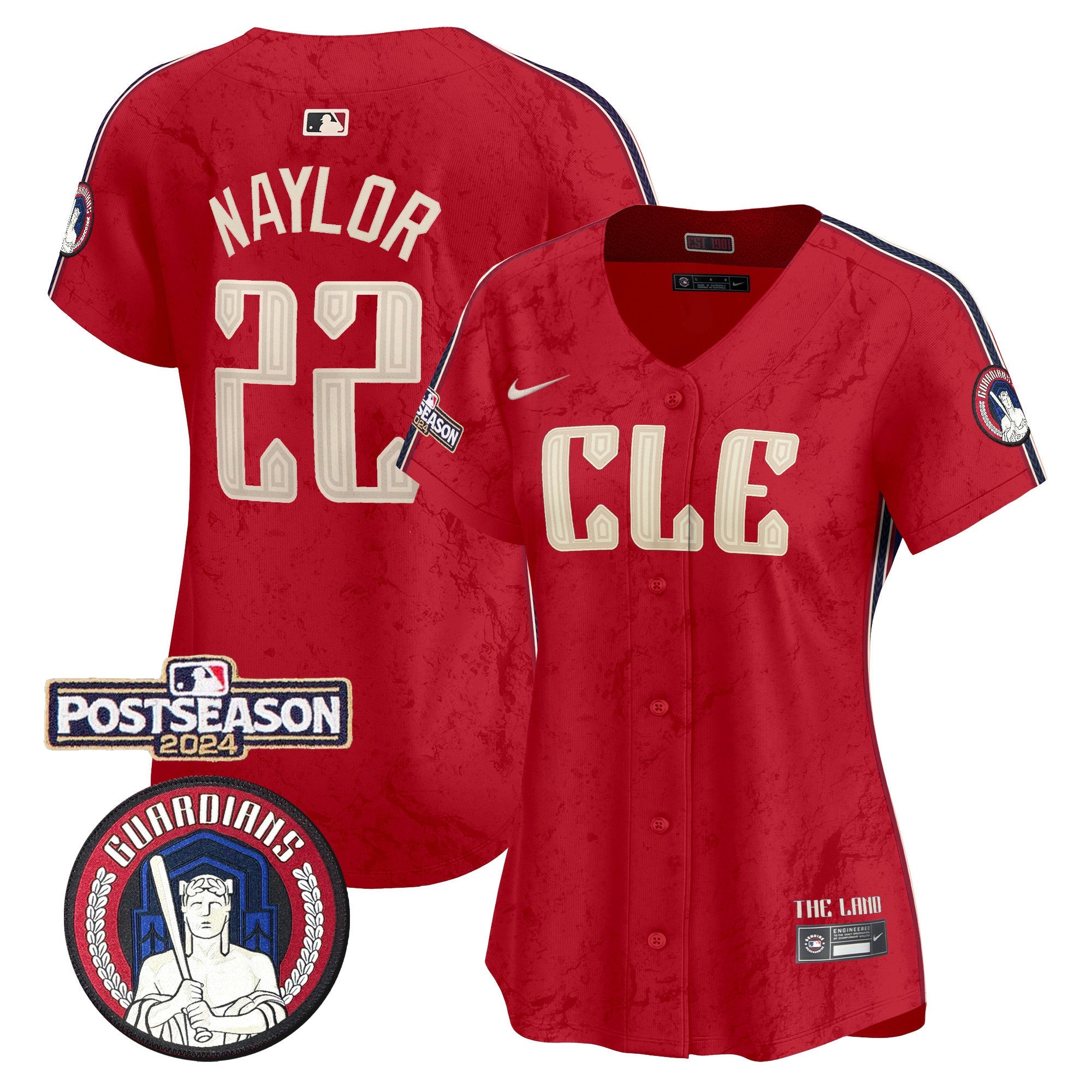 Women’s Cleveland 2024 Postseason Patch City Connect Vapor Premier Limited Jersey