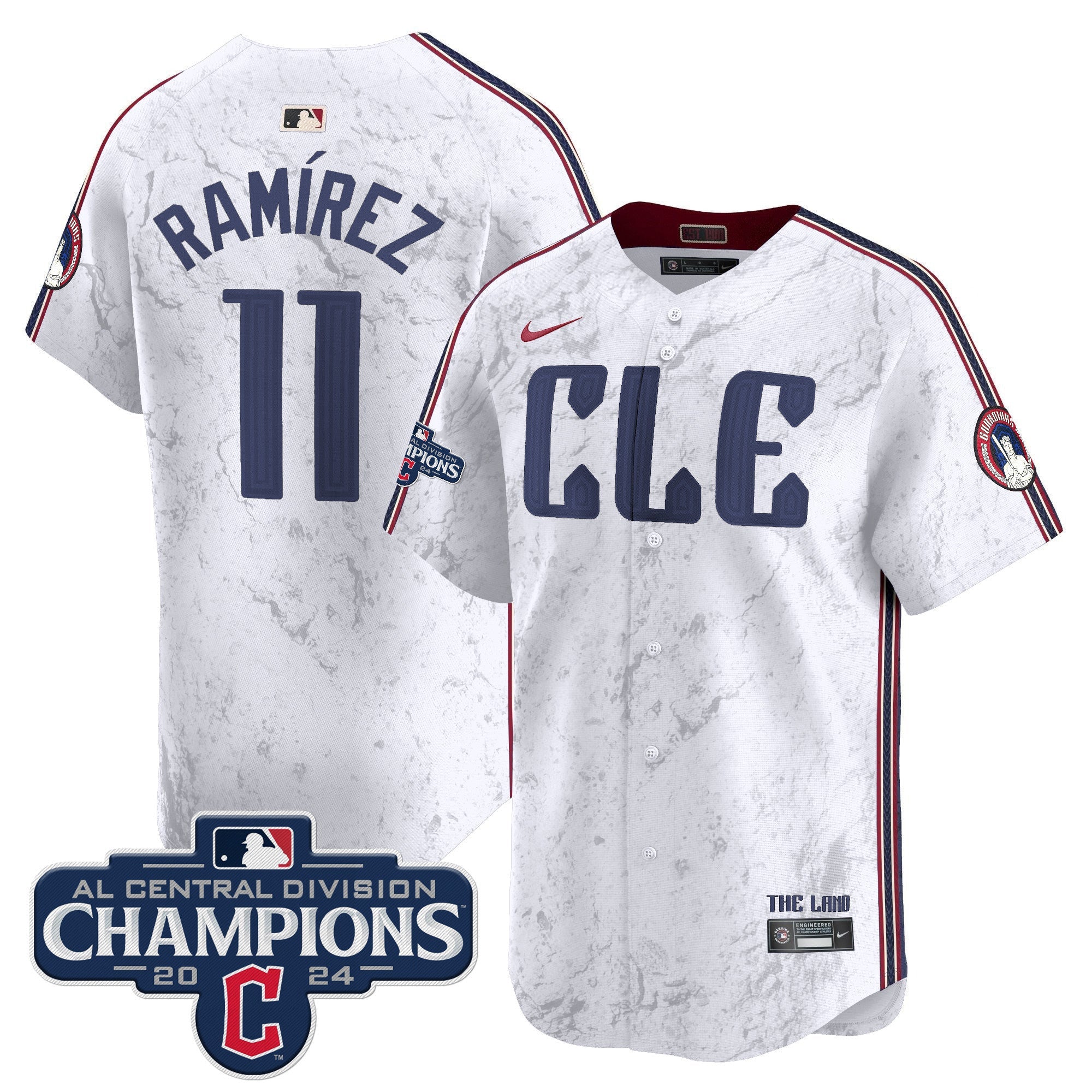 Men’s Cleveland 2024 AL Central Division Champions Vapor Premier Limited Jersey