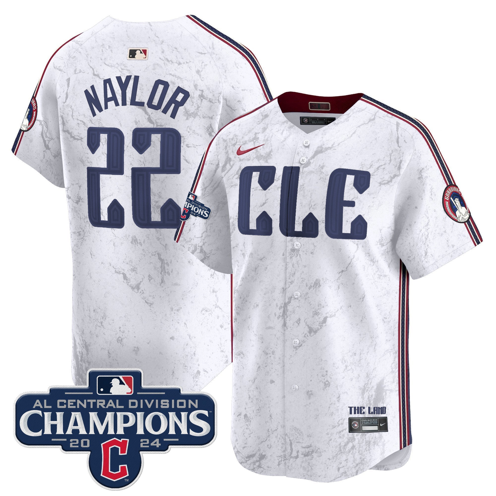 Men’s Cleveland 2024 AL Central Division Champions Vapor Premier Limited Jersey