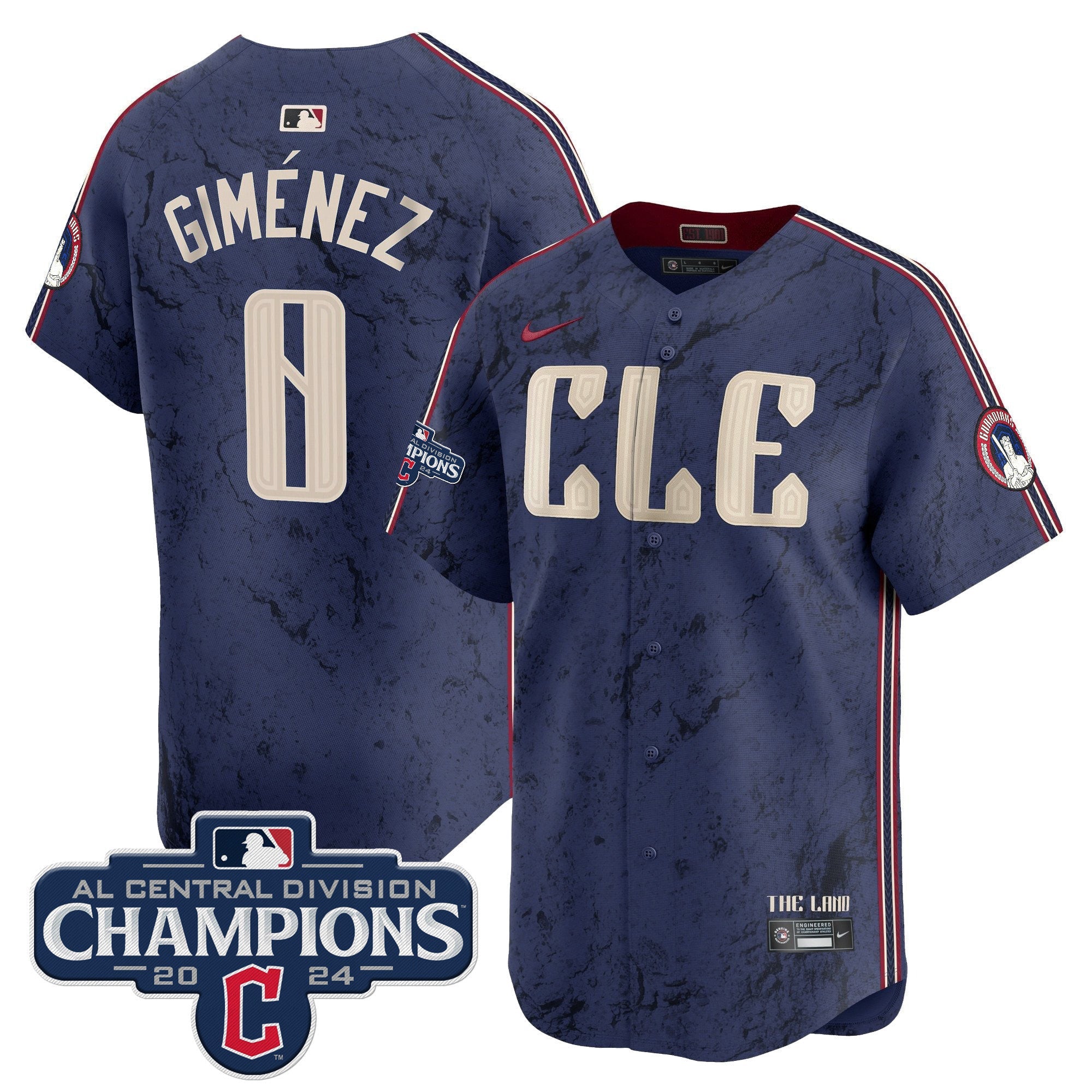Men’s Cleveland 2024 AL Central Division Champions Vapor Premier Limited Jersey