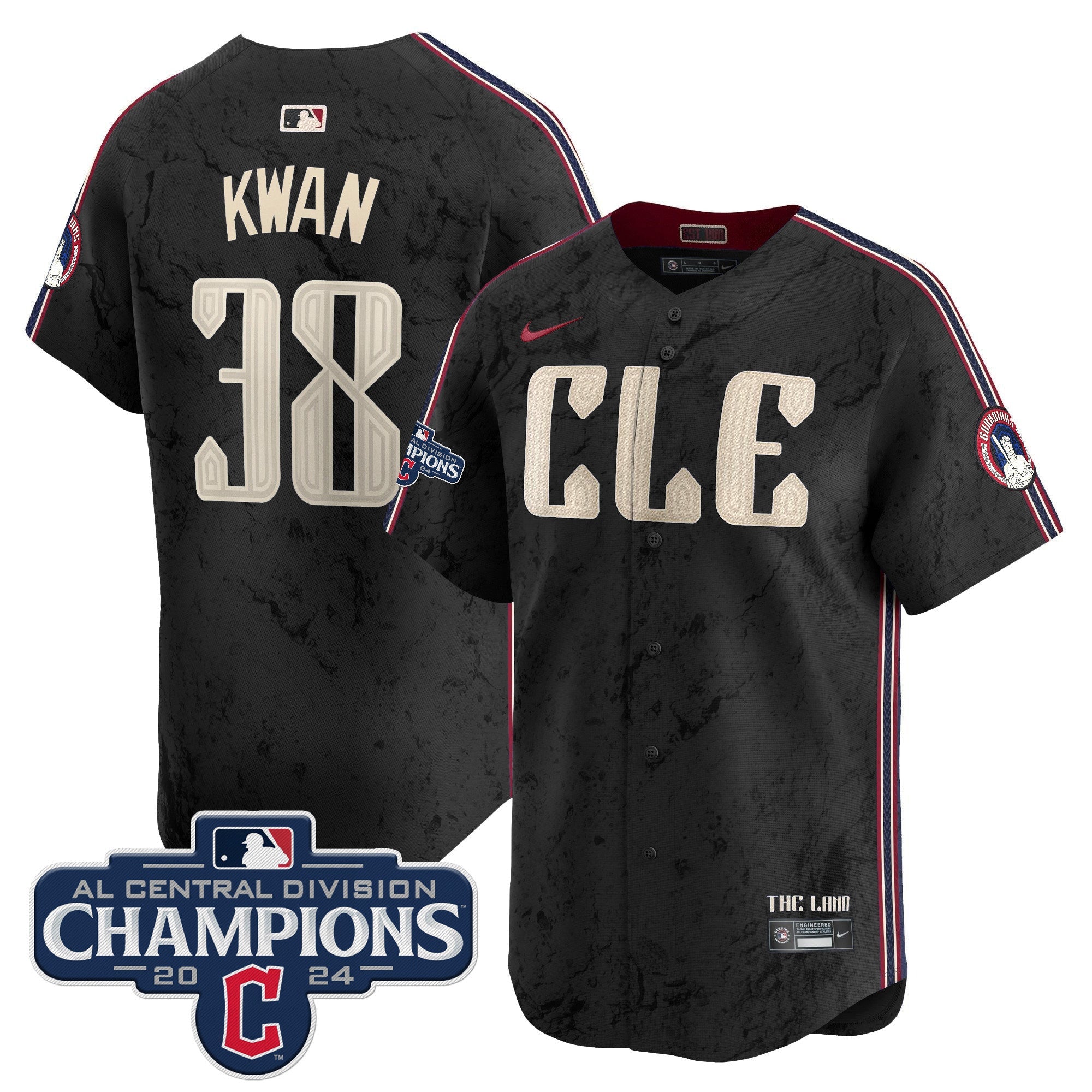 Men’s Cleveland 2024 AL Central Division Champions Vapor Premier Limited Jersey