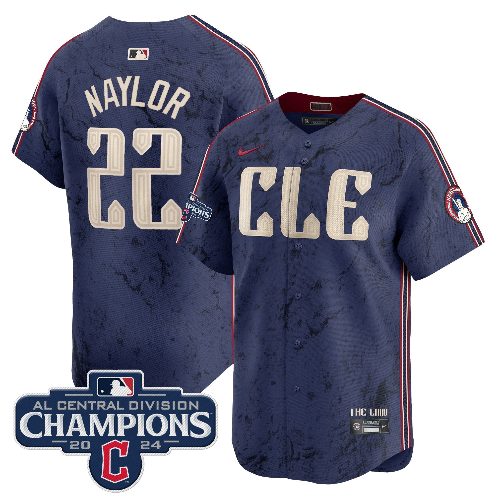 Men’s Cleveland 2024 AL Central Division Champions Vapor Premier Limited Jersey