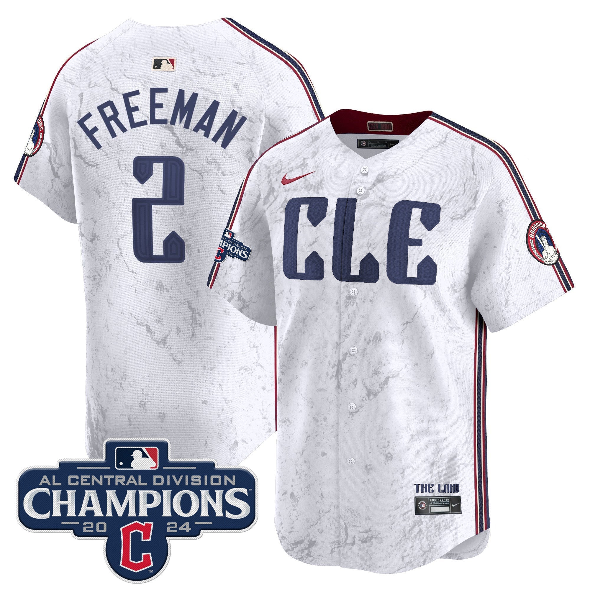 Men’s Cleveland 2024 AL Central Division Champions Vapor Premier Limited Jersey
