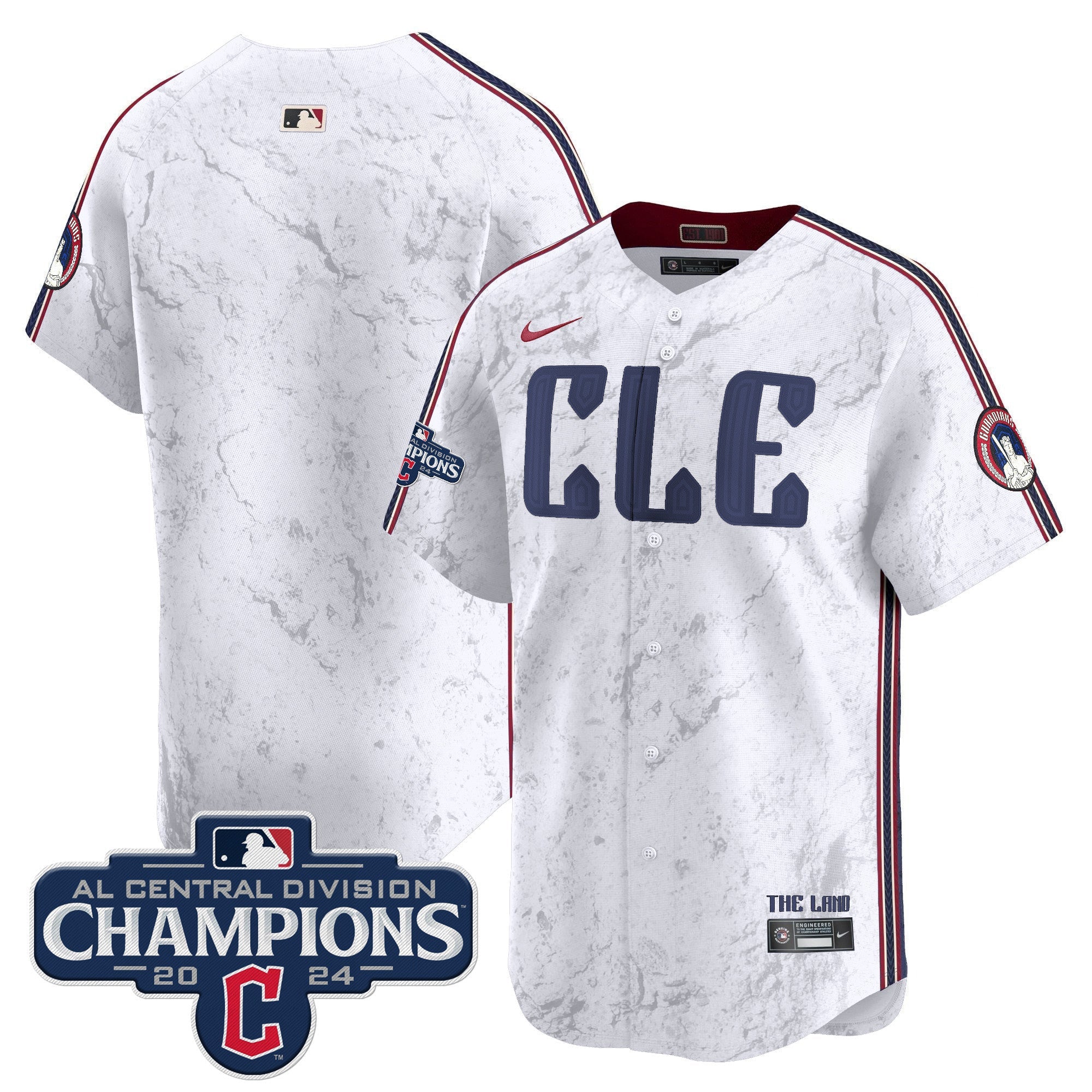 Men’s Cleveland 2024 AL Central Division Champions Vapor Premier Limited Jersey