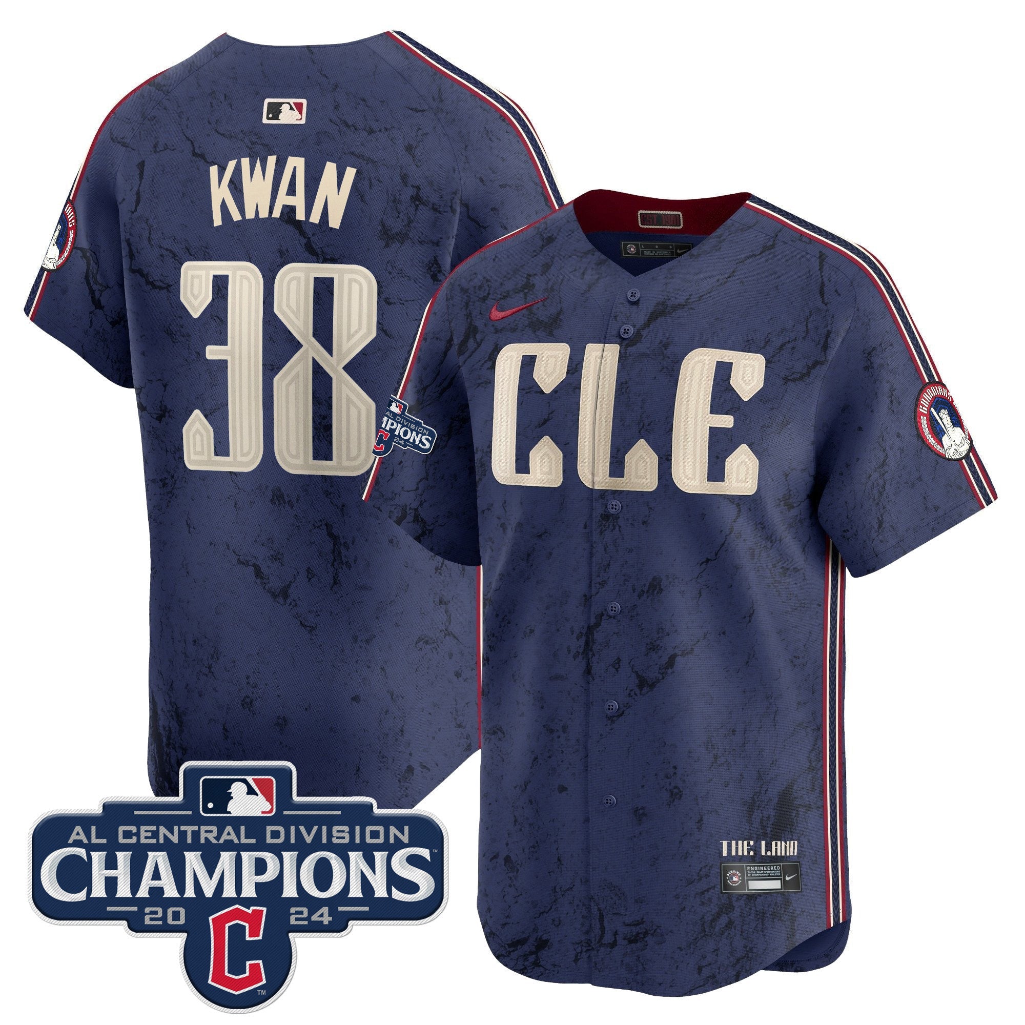 Men’s Cleveland 2024 AL Central Division Champions Vapor Premier Limited Jersey