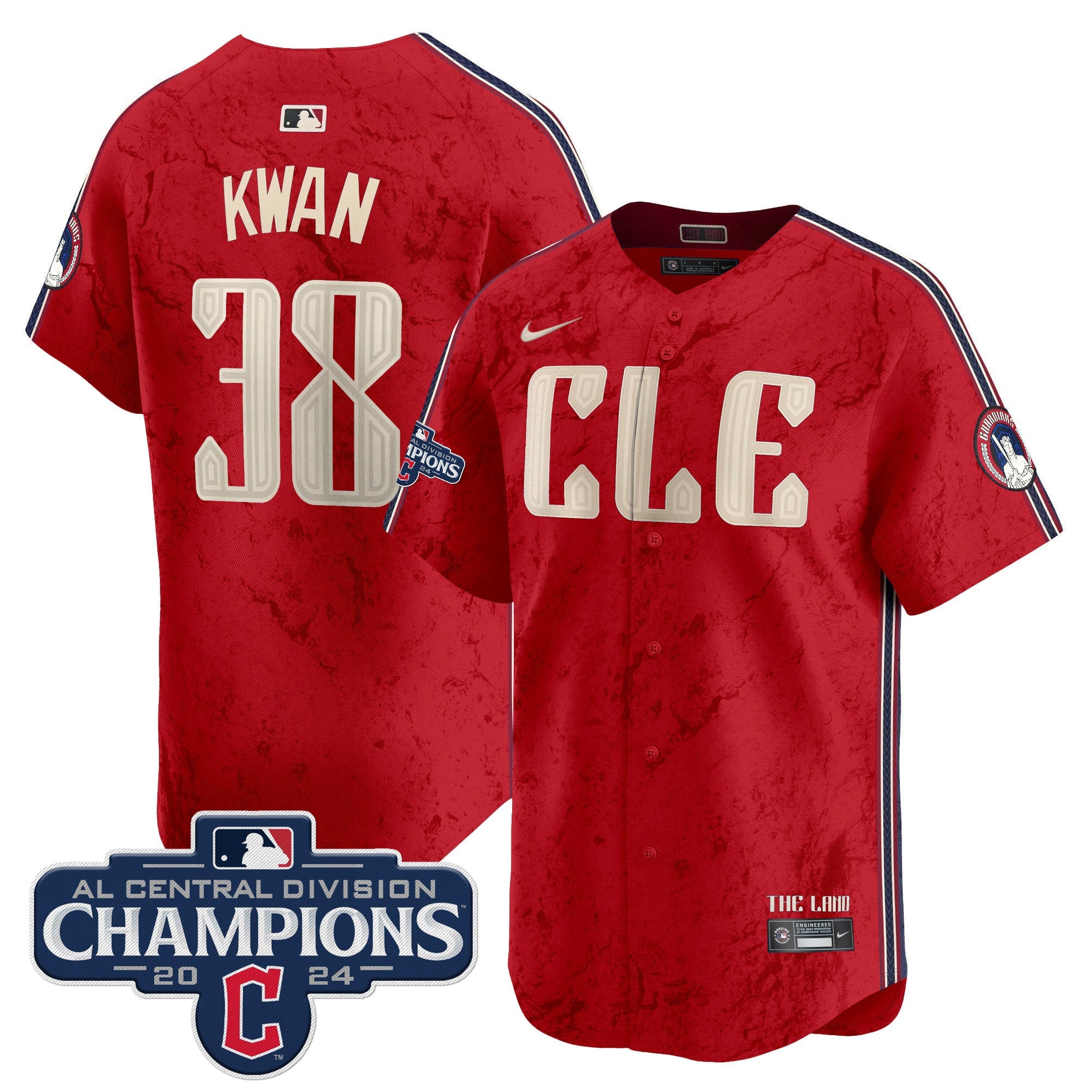Men’s Cleveland 2024 AL Central Division Champions Vapor Premier Limited Jersey