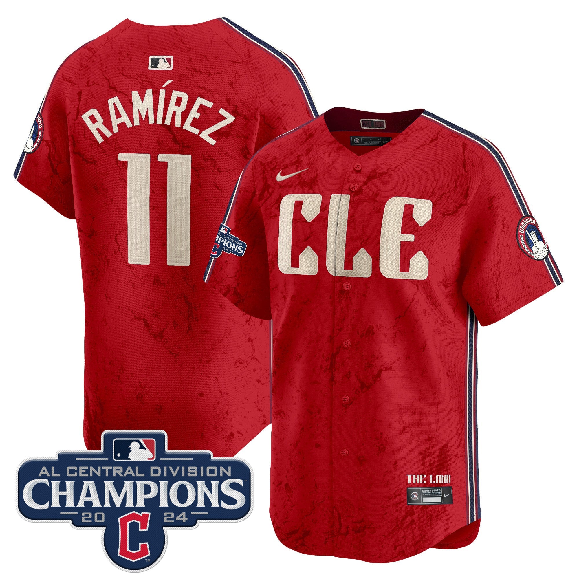 Men’s Cleveland 2024 AL Central Division Champions Vapor Premier Limited Jersey