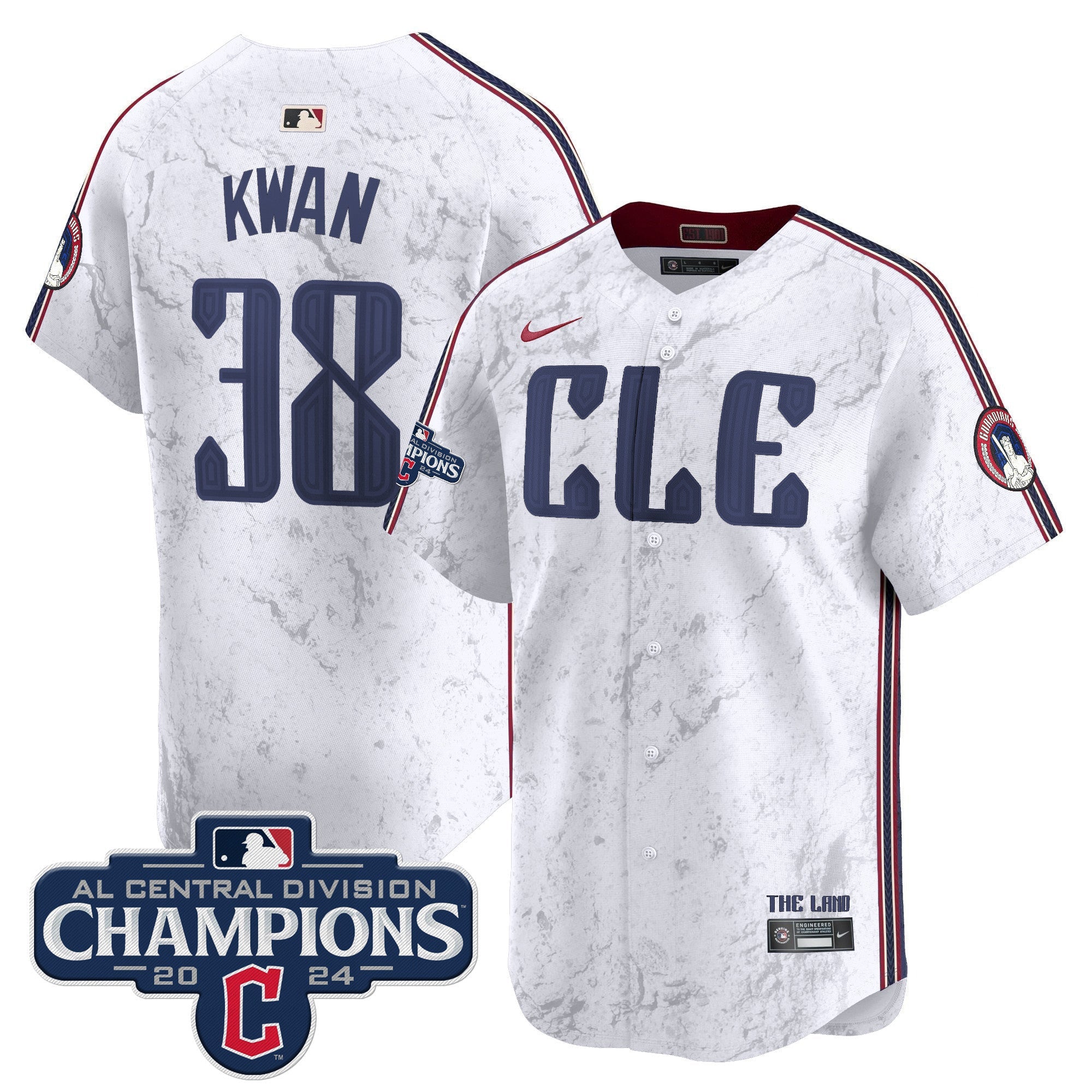 Men’s Cleveland 2024 AL Central Division Champions Vapor Premier Limited Jersey