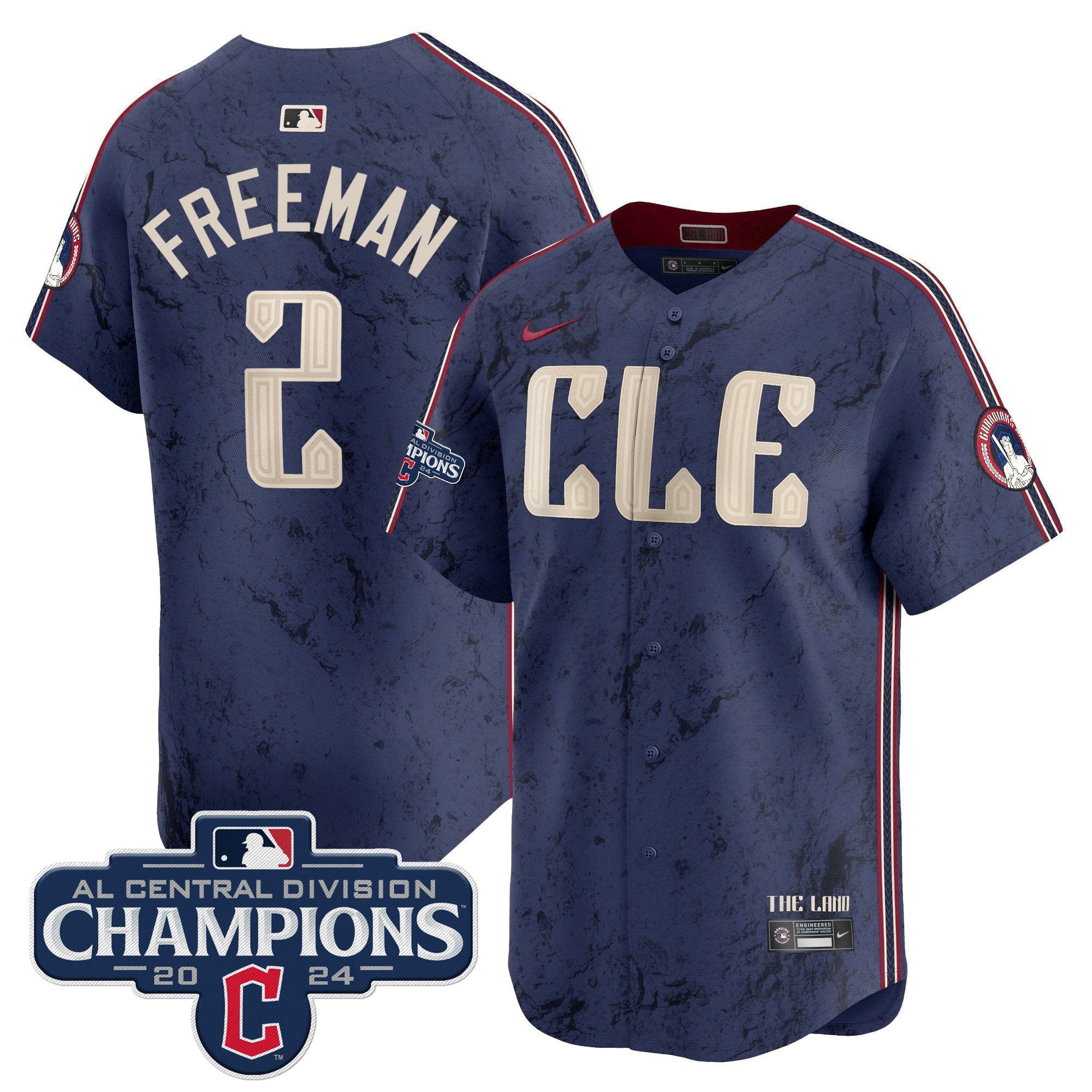 Men’s Cleveland 2024 AL Central Division Champions Vapor Premier Limited Jersey