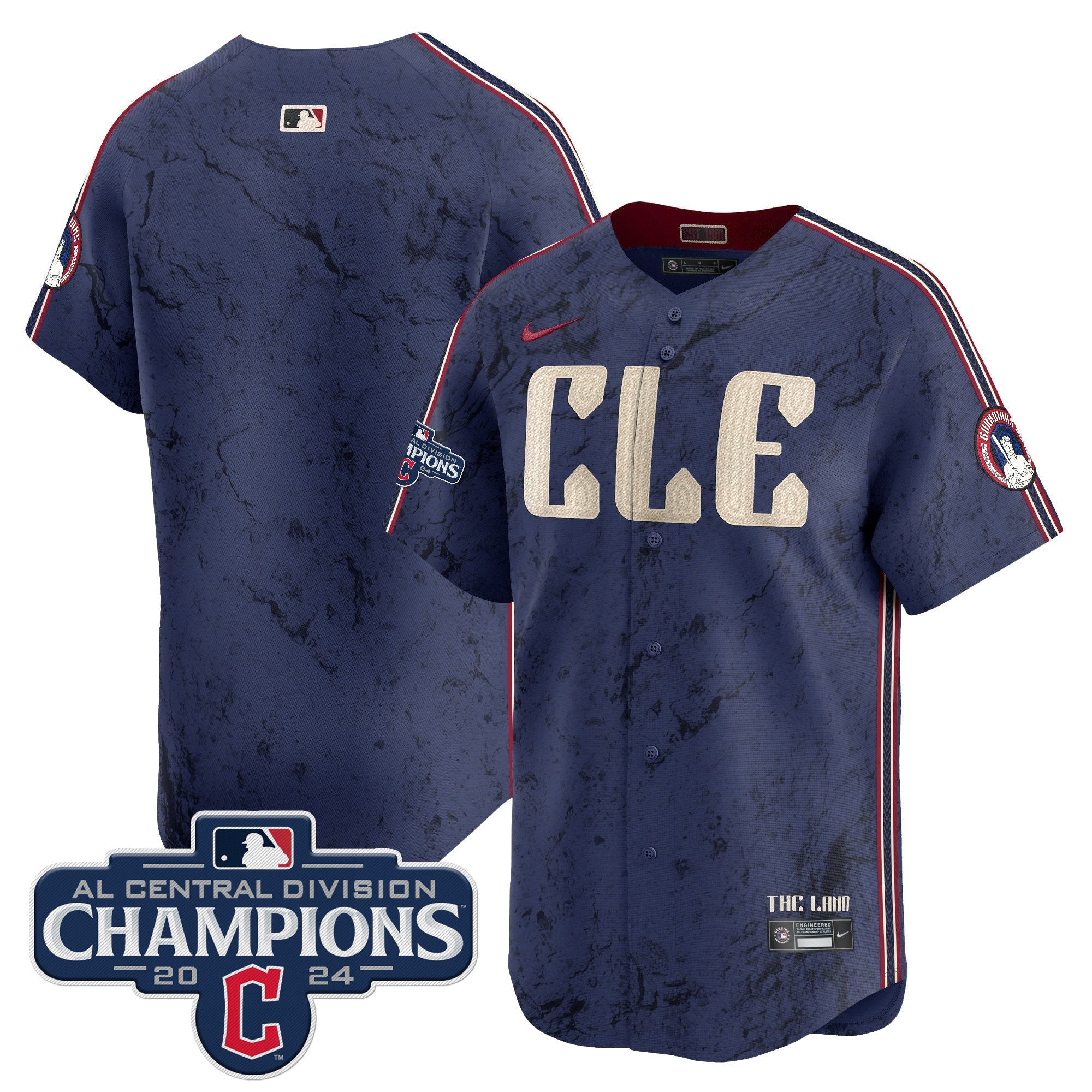 Men’s Cleveland 2024 AL Central Division Champions Vapor Premier Limited Jersey