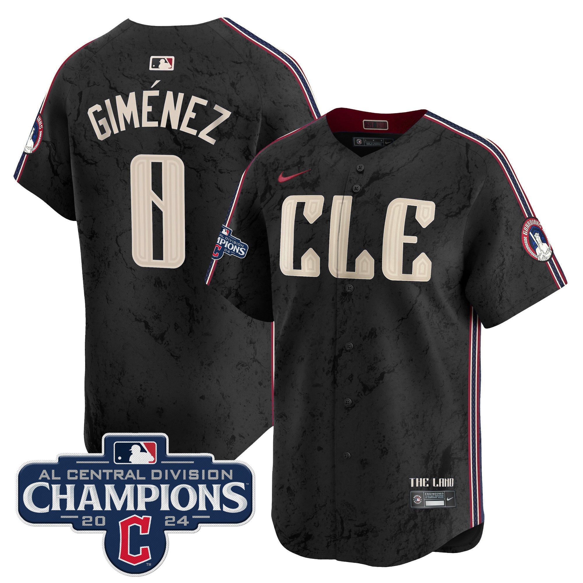 Men’s Cleveland 2024 AL Central Division Champions Vapor Premier Limited Jersey