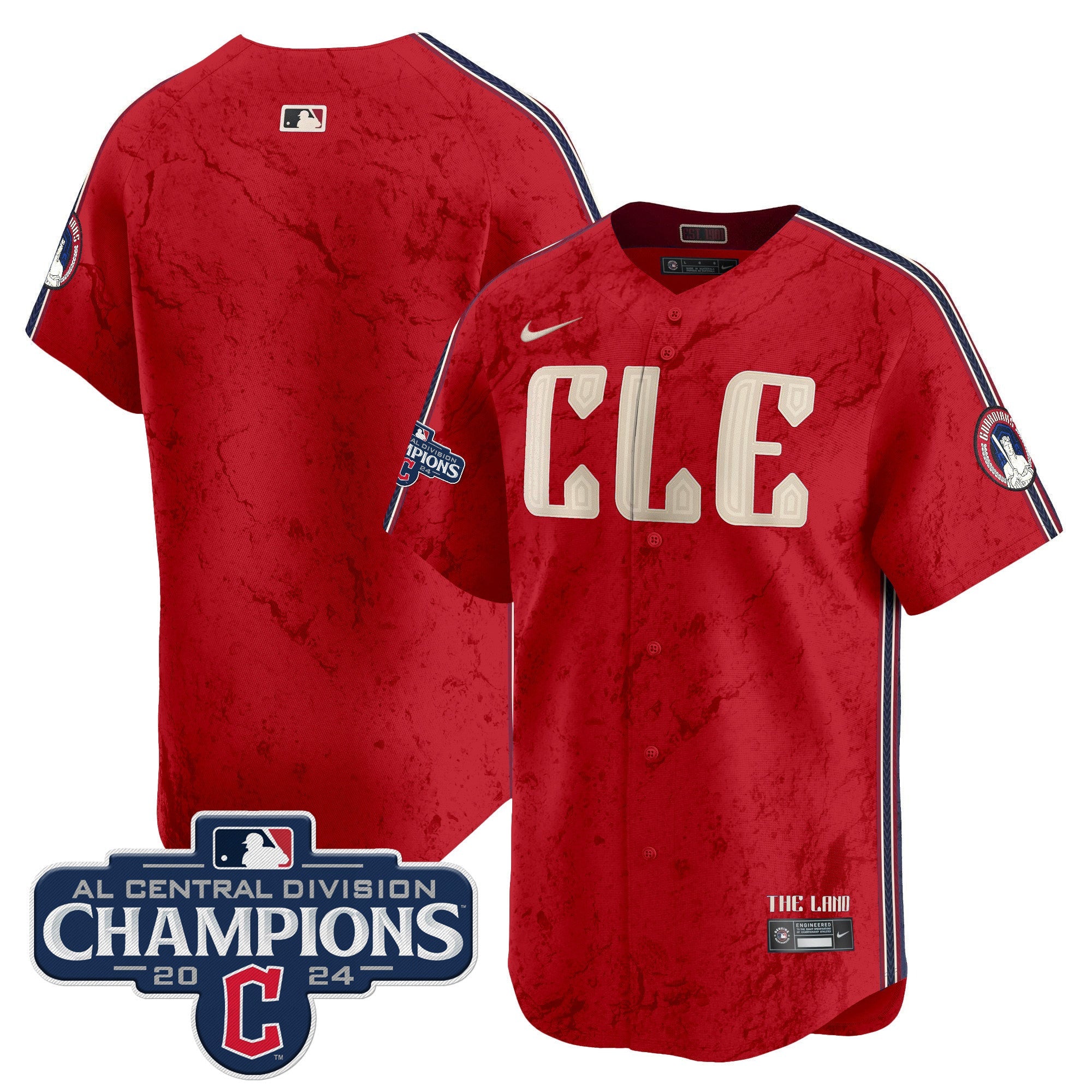 Men’s Cleveland 2024 AL Central Division Champions Vapor Premier Limited Jersey