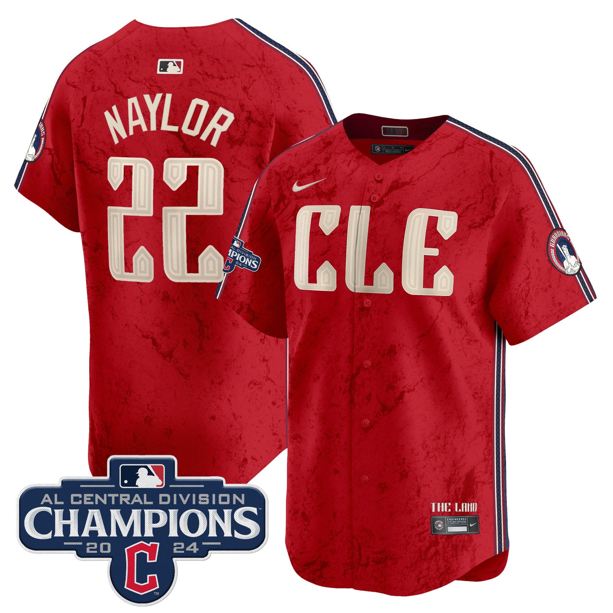 Men’s Cleveland 2024 AL Central Division Champions Vapor Premier Limited Jersey