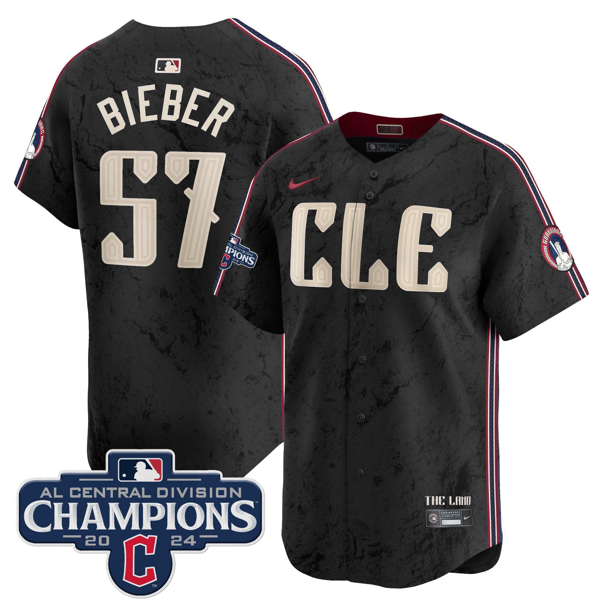 Men’s Cleveland 2024 AL Central Division Champions Vapor Premier Limited Jersey