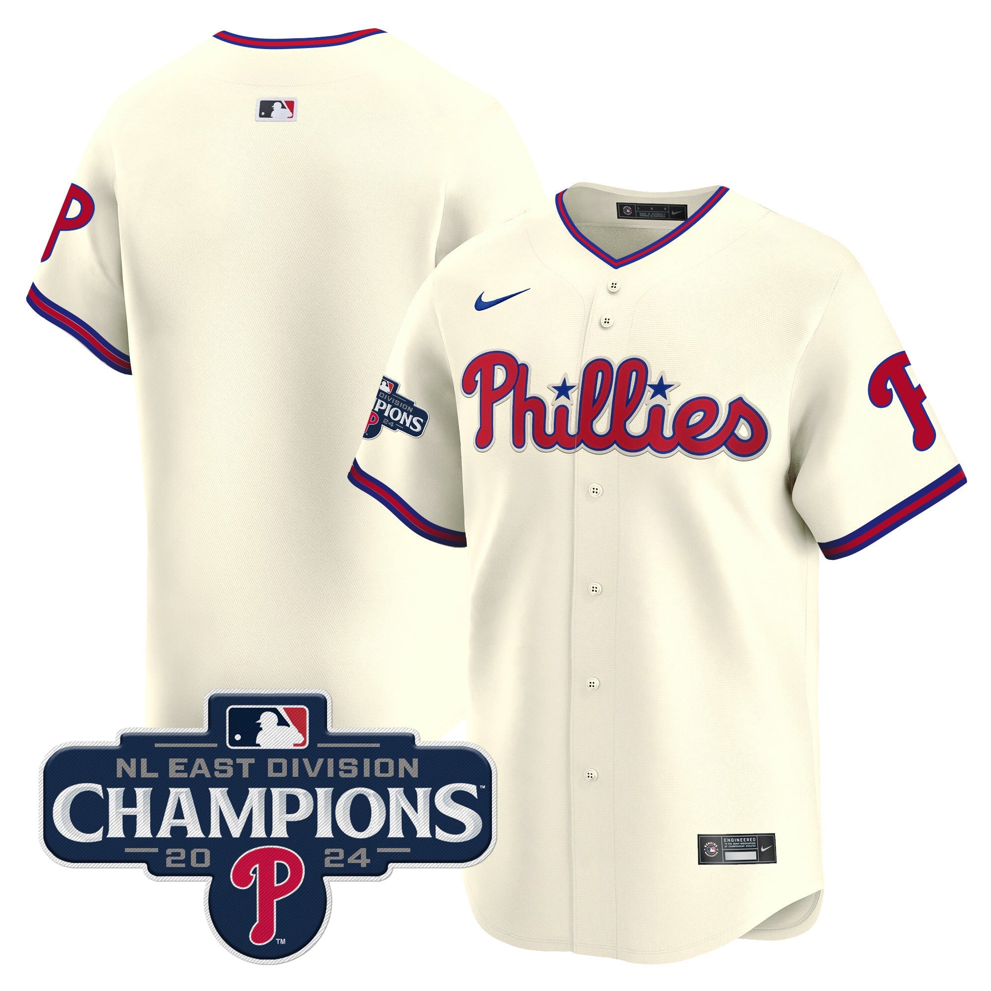 Men’s 2024 NL East Division Champions Gold Vapor Premier Limited Jersey