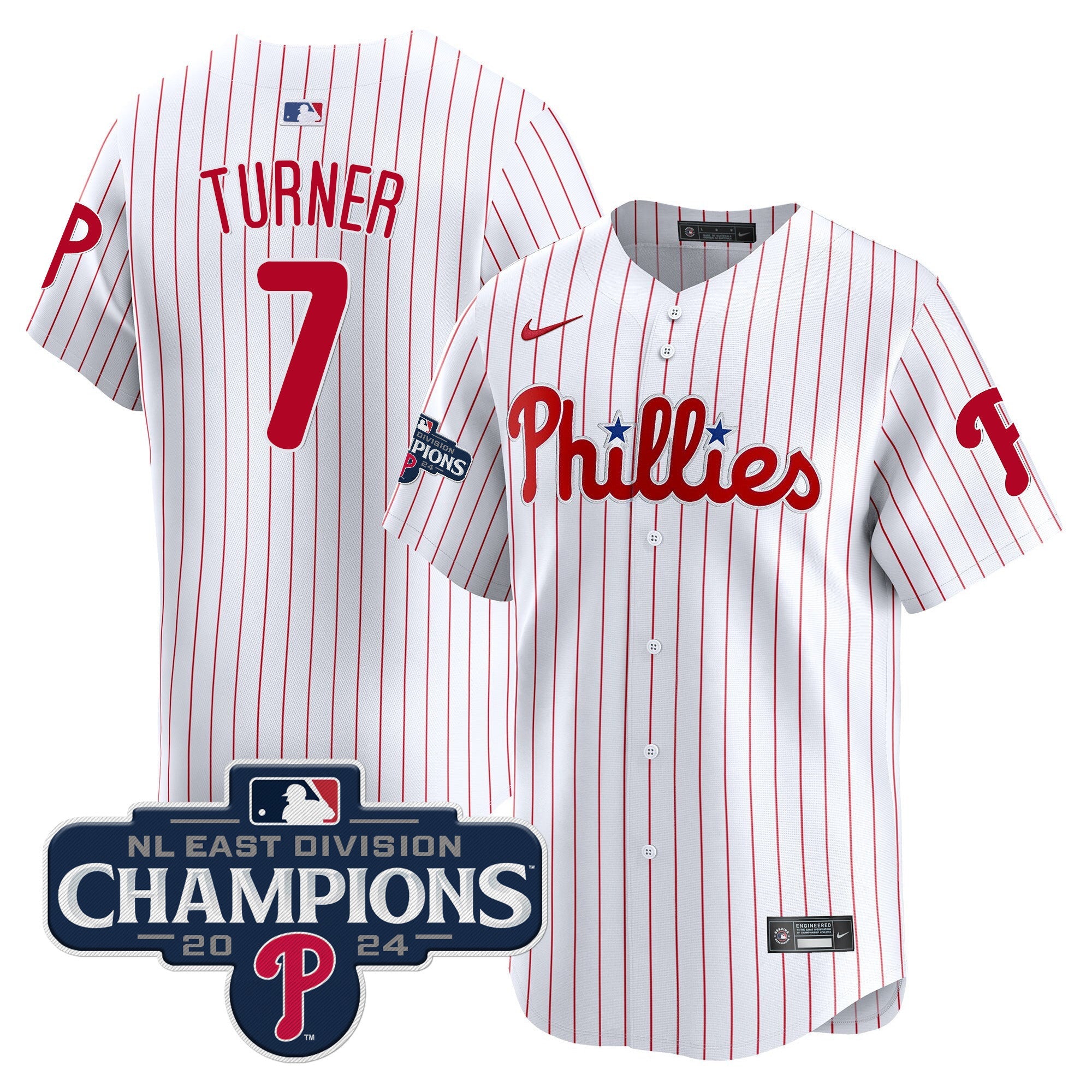 Men’s 2024 NL East Division Champions Gold Vapor Premier Limited Jersey