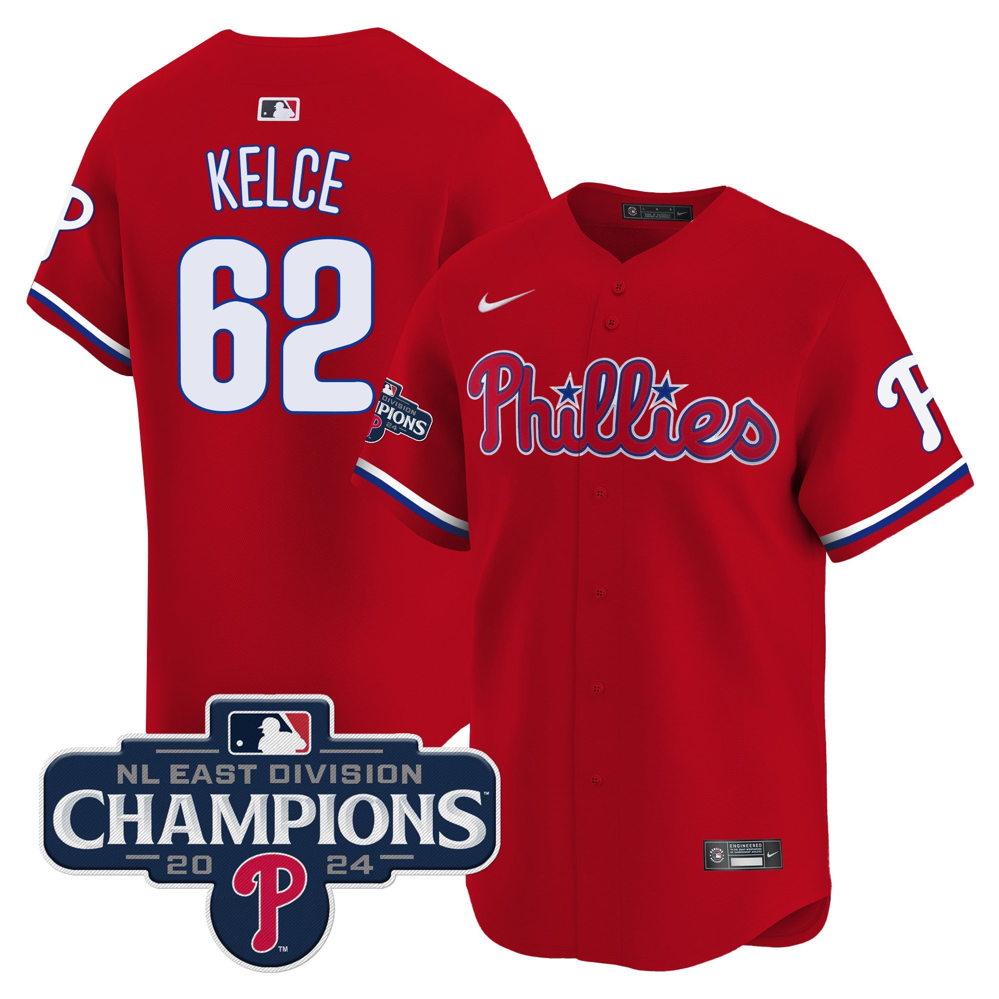 Men’s 2024 NL East Division Champions Gold Vapor Premier Limited Jersey