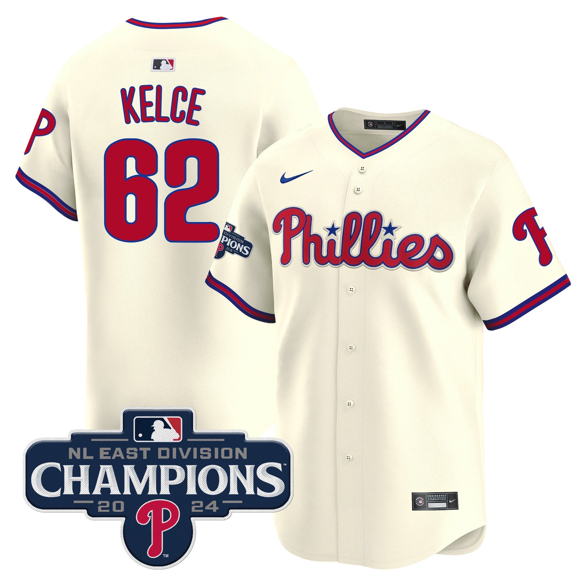 Men’s 2024 NL East Division Champions Gold Vapor Premier Limited Jersey