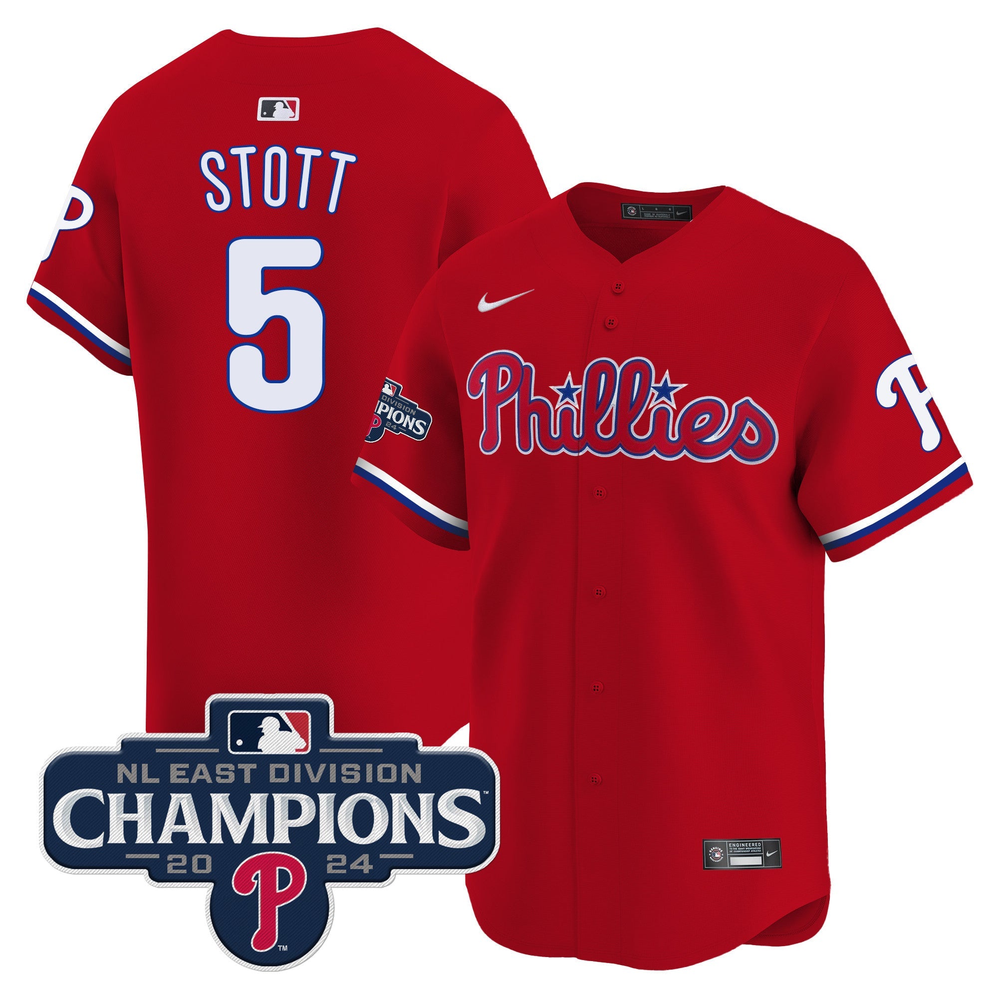 Men’s 2024 NL East Division Champions Gold Vapor Premier Limited Jersey