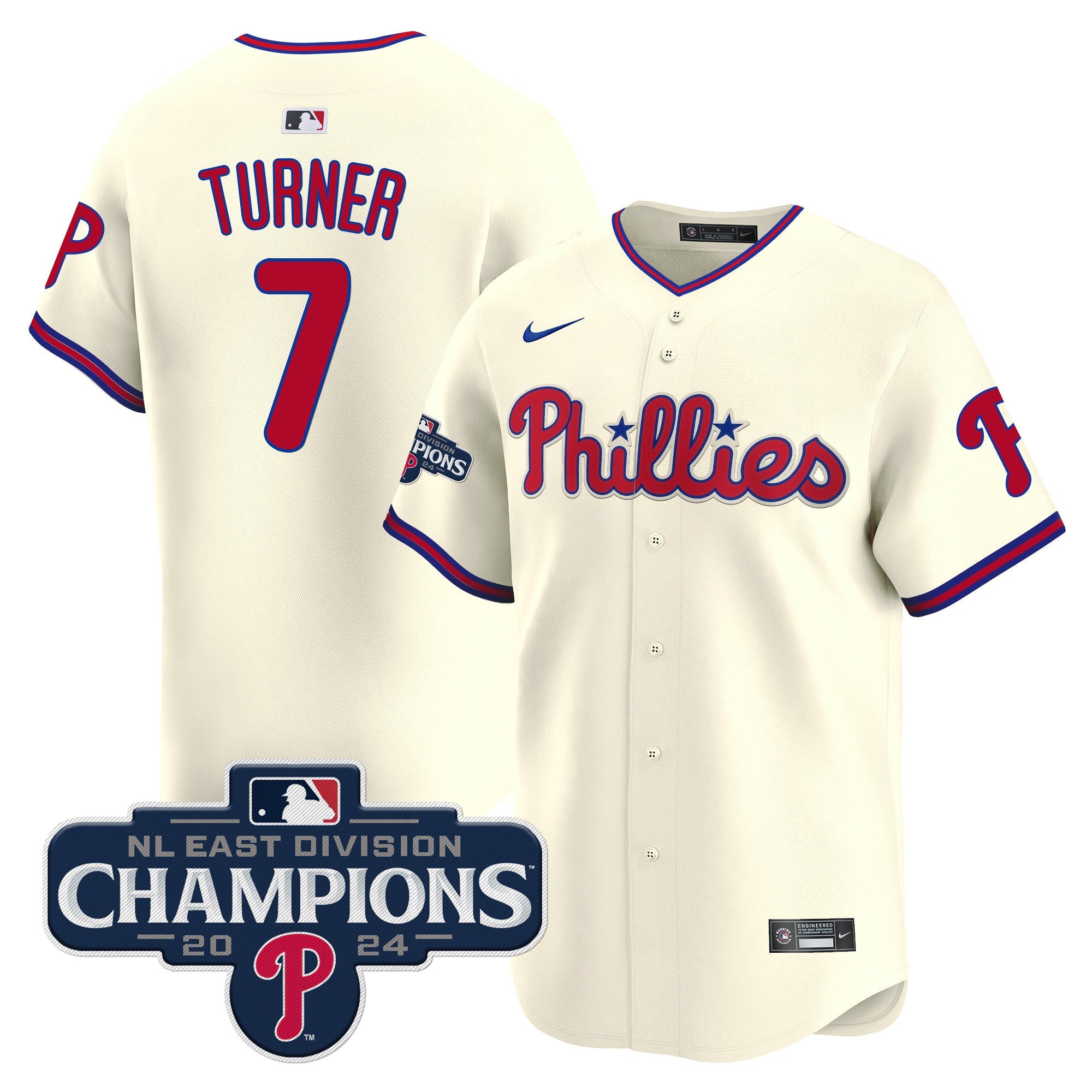 Men’s 2024 NL East Division Champions Gold Vapor Premier Limited Jersey