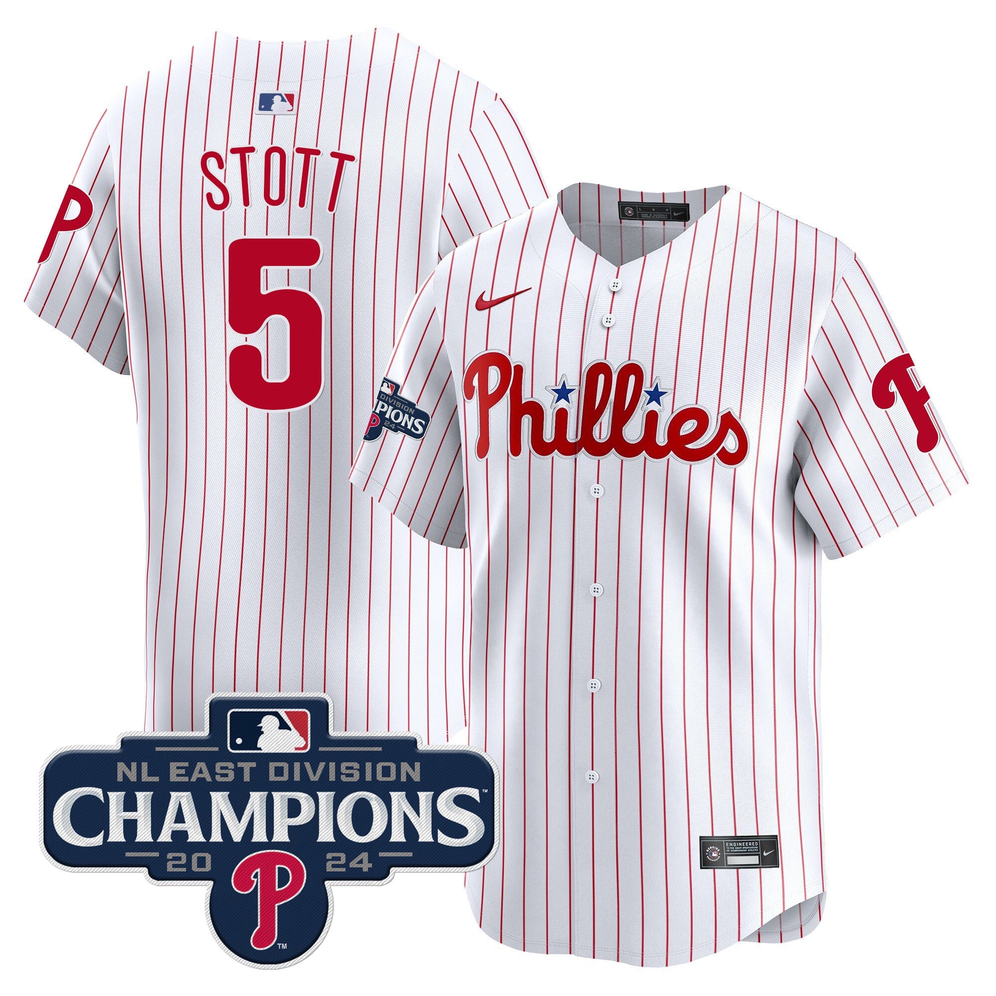 Men’s 2024 NL East Division Champions Gold Vapor Premier Limited Jersey