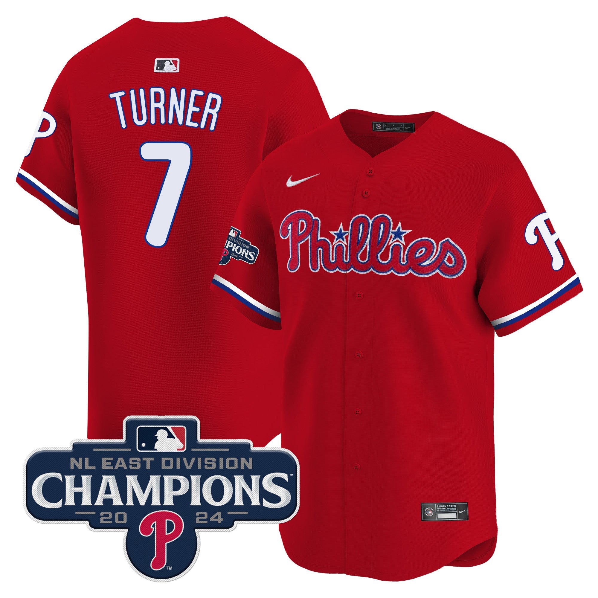 Men’s 2024 NL East Division Champions Gold Vapor Premier Limited Jersey