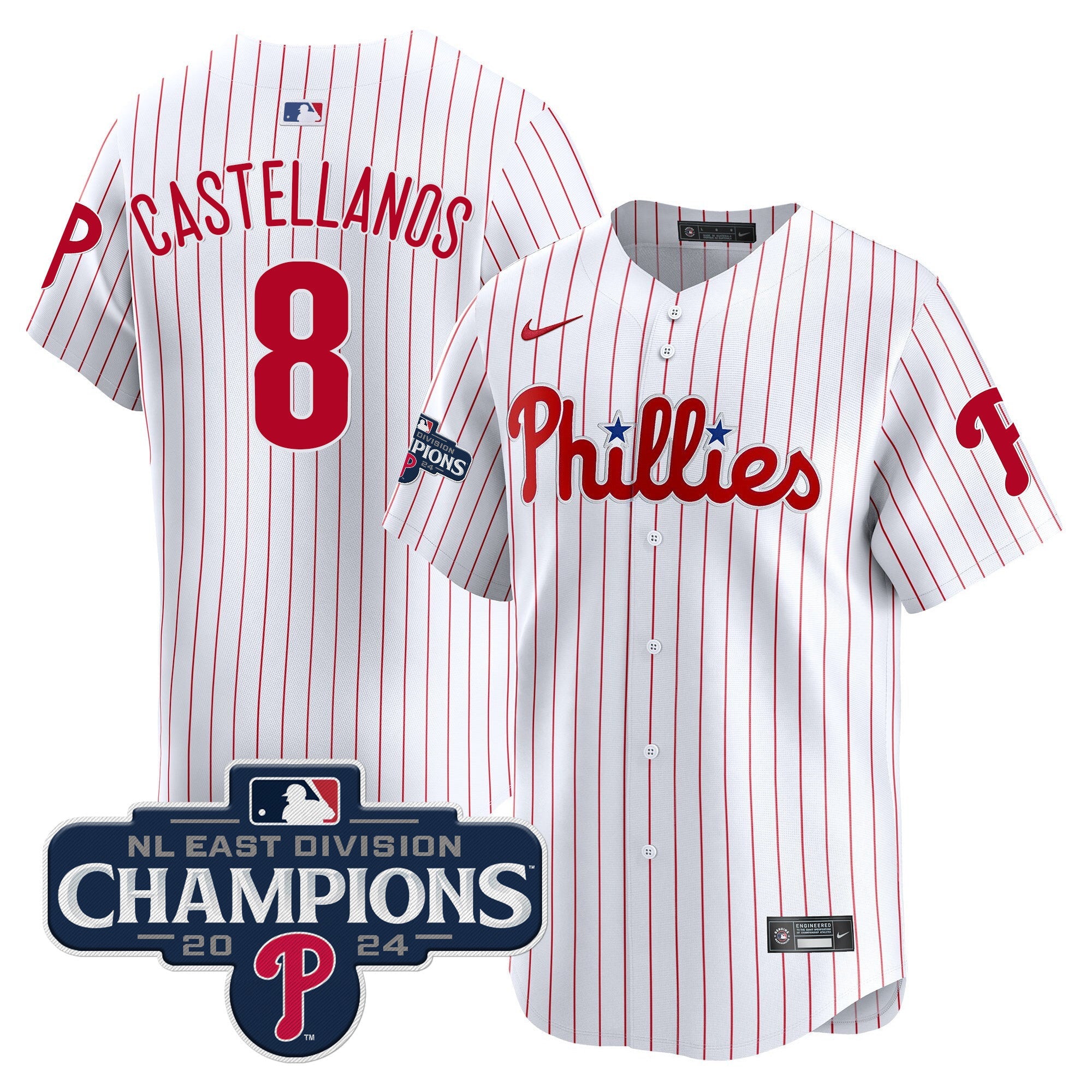Men’s 2024 NL East Division Champions Gold Vapor Premier Limited Jersey