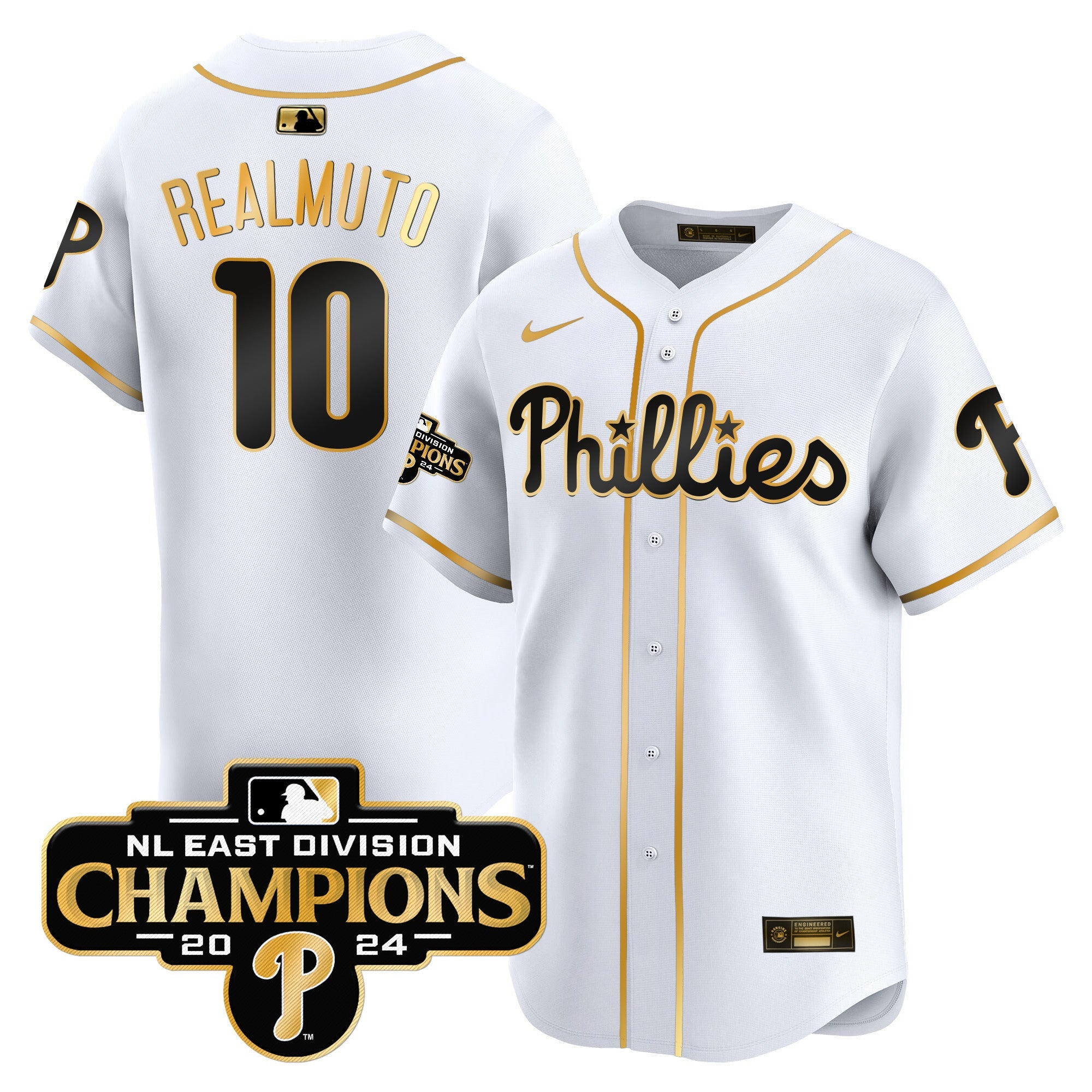 Men’s 2024 NL East Division Champions Gold Vapor Premier Limited Jersey