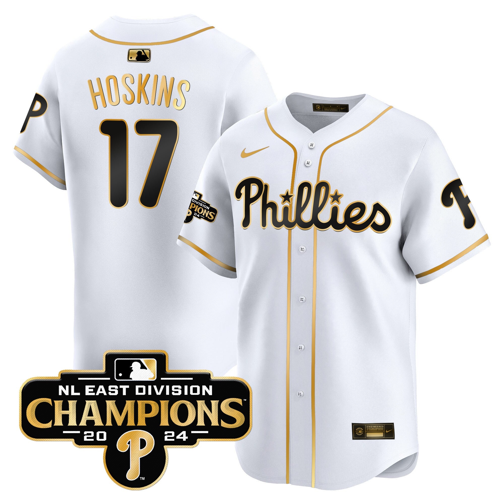 Men’s 2024 NL East Division Champions Gold Vapor Premier Limited Jersey