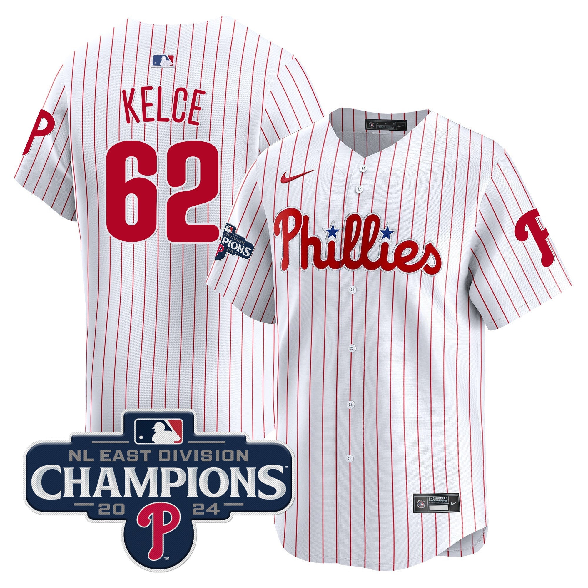 Men’s 2024 NL East Division Champions Gold Vapor Premier Limited Jersey