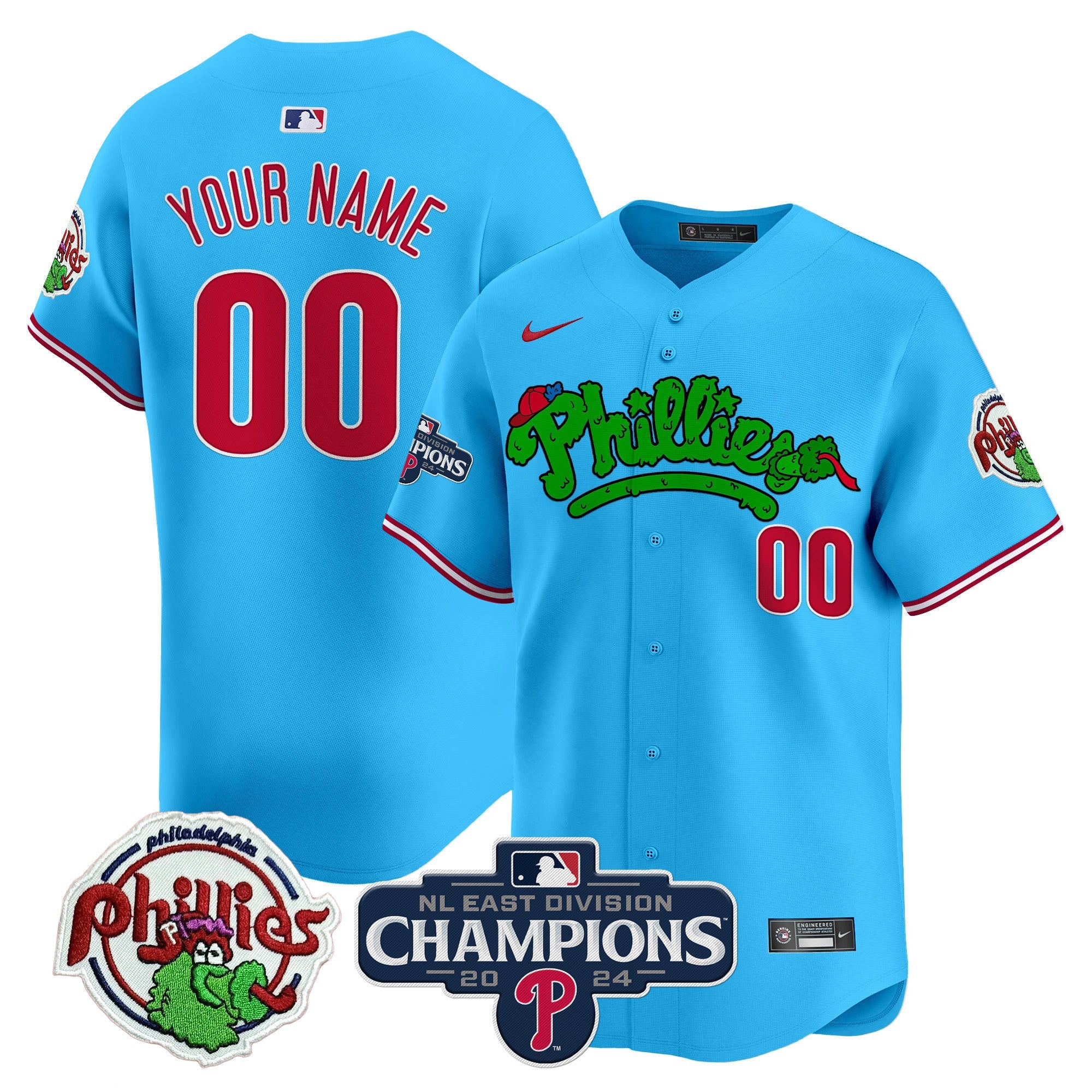 Phanatic 2024 NL East Division Champions Vapor Premier Limited Custom Jersey