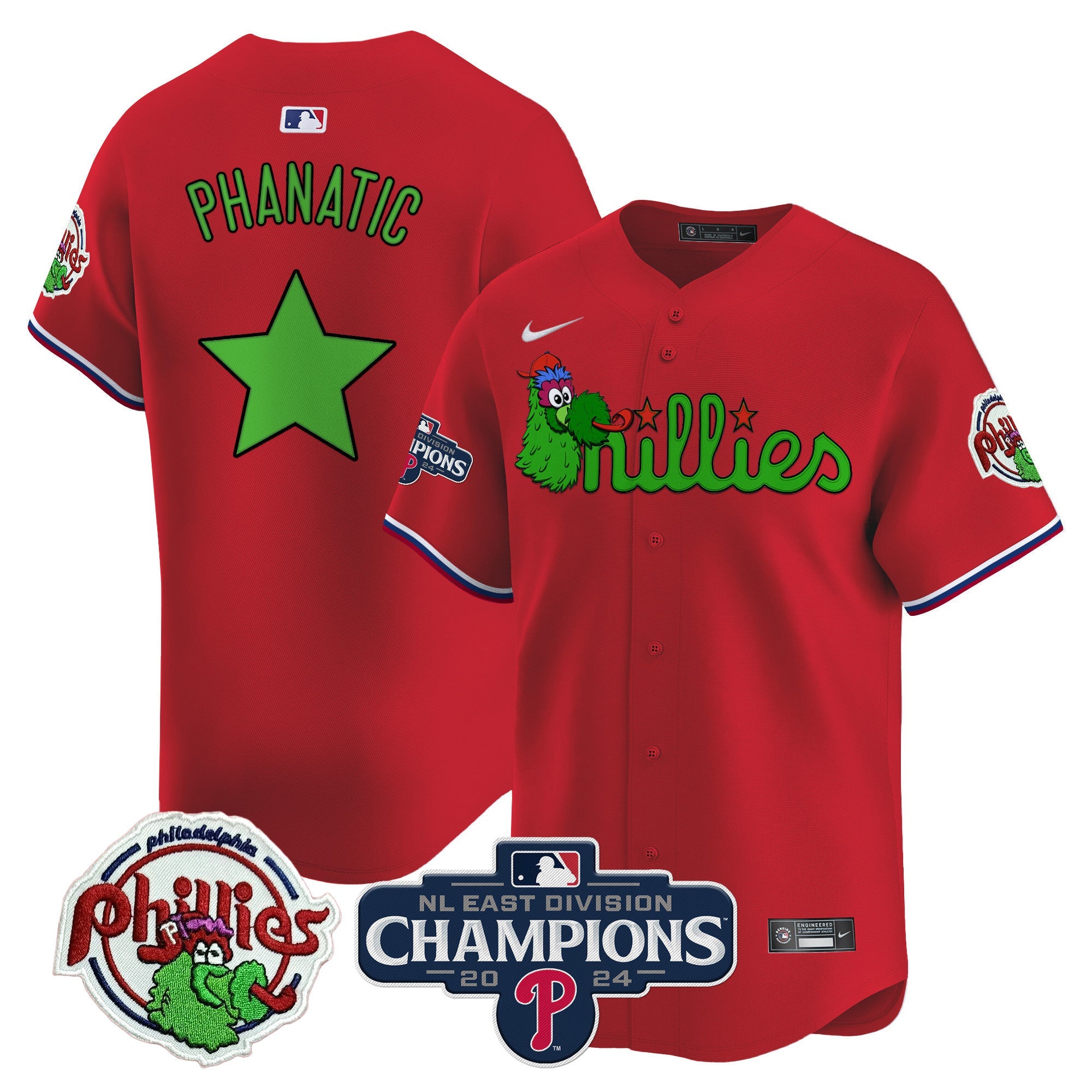 Men’s Phanatic 2024 NL East Division Champions Vapor Premier Limited Jersey V2