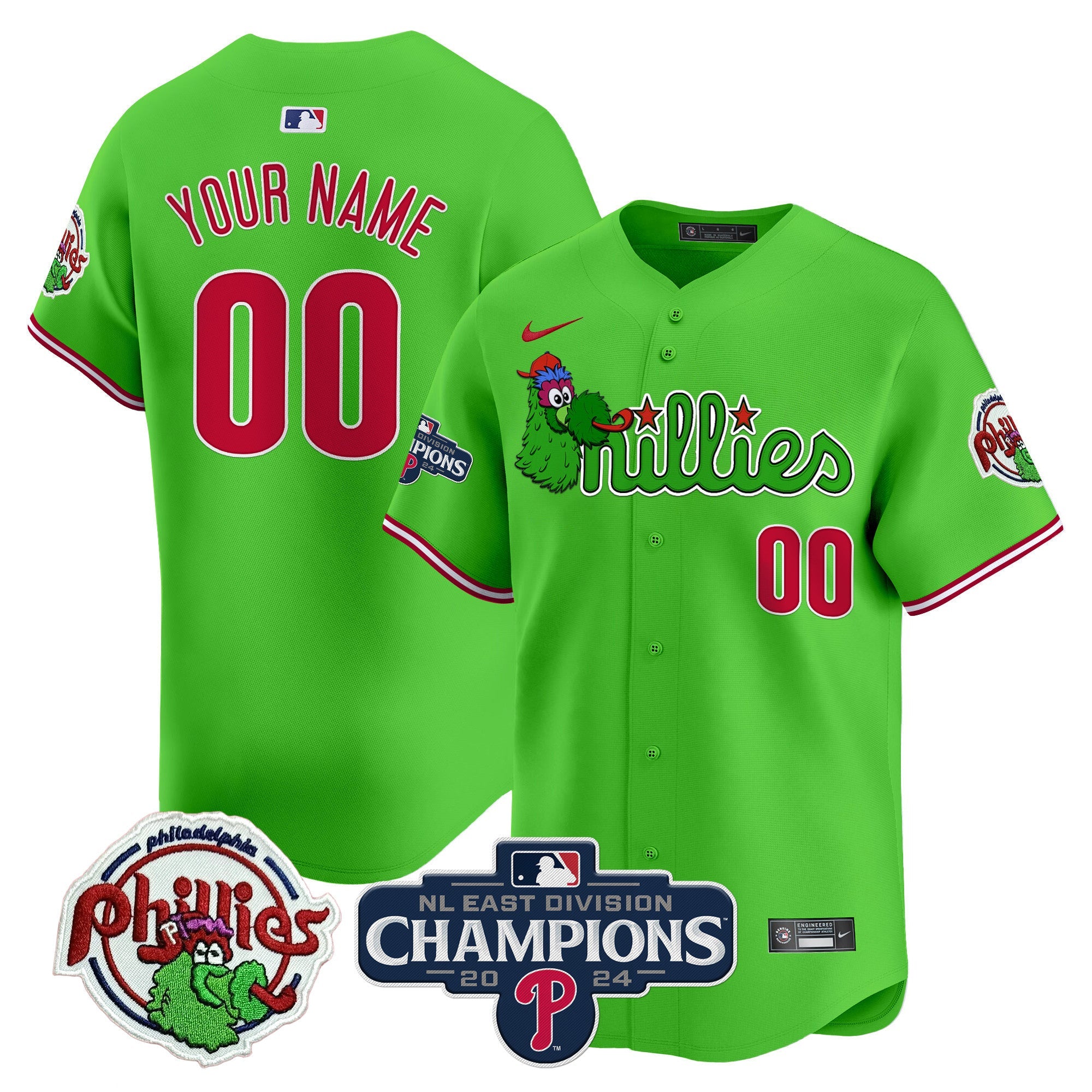 Phanatic 2024 NL East Division Champions Vapor Premier Limited Custom Jersey V2