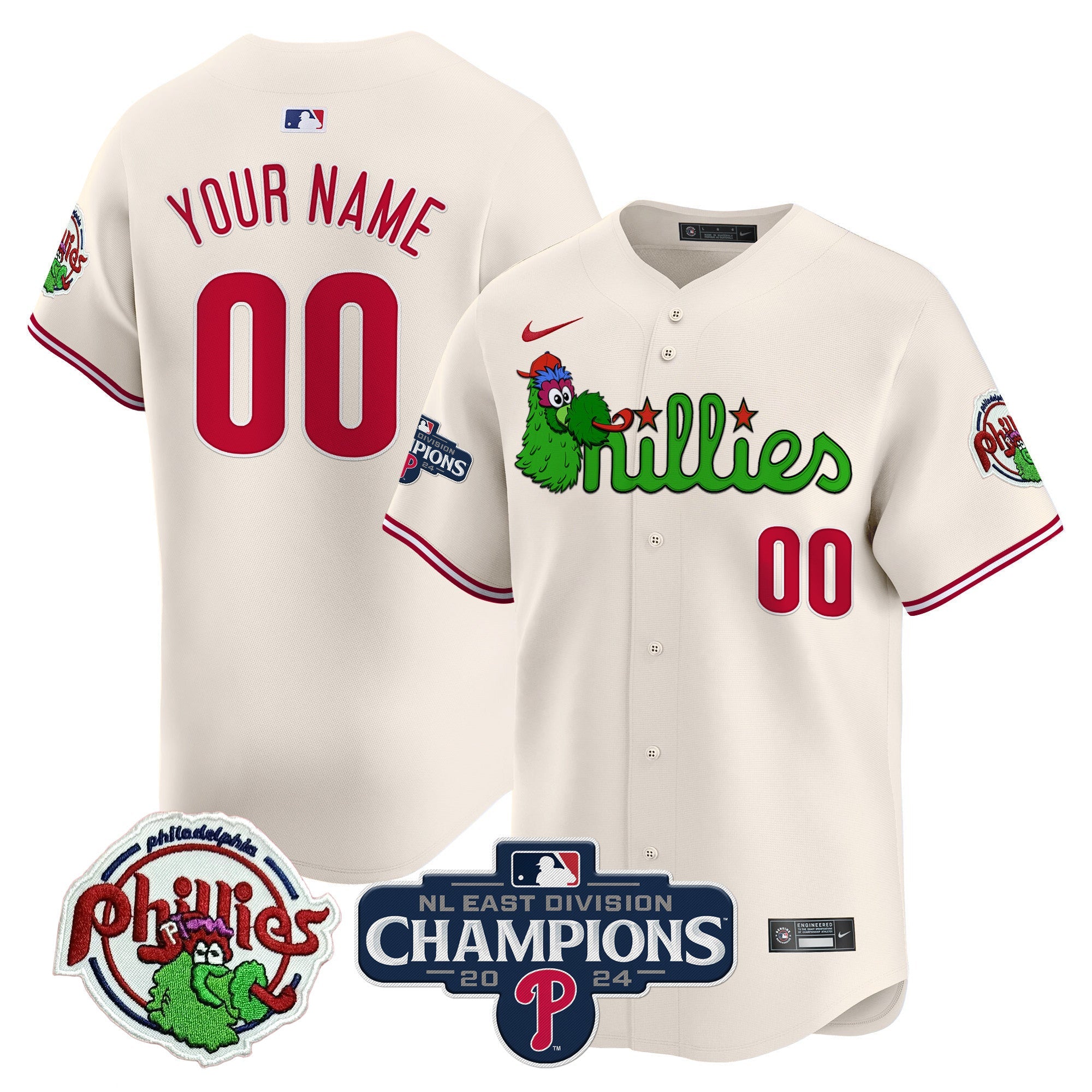 Phanatic 2024 NL East Division Champions Vapor Premier Limited Custom Jersey V2