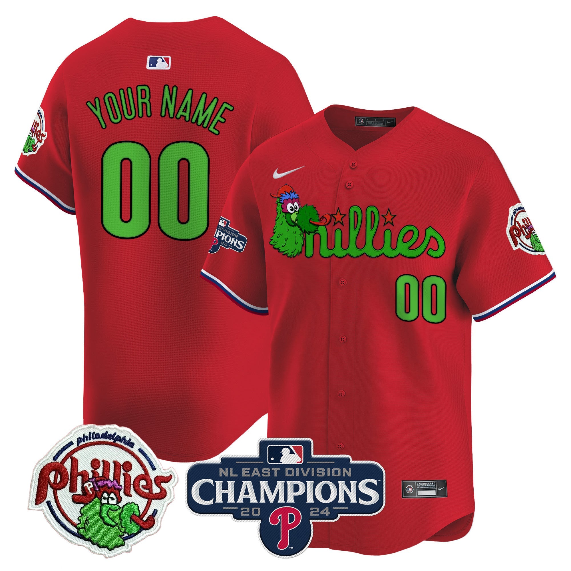 Phanatic 2024 NL East Division Champions Vapor Premier Limited Custom Jersey V2