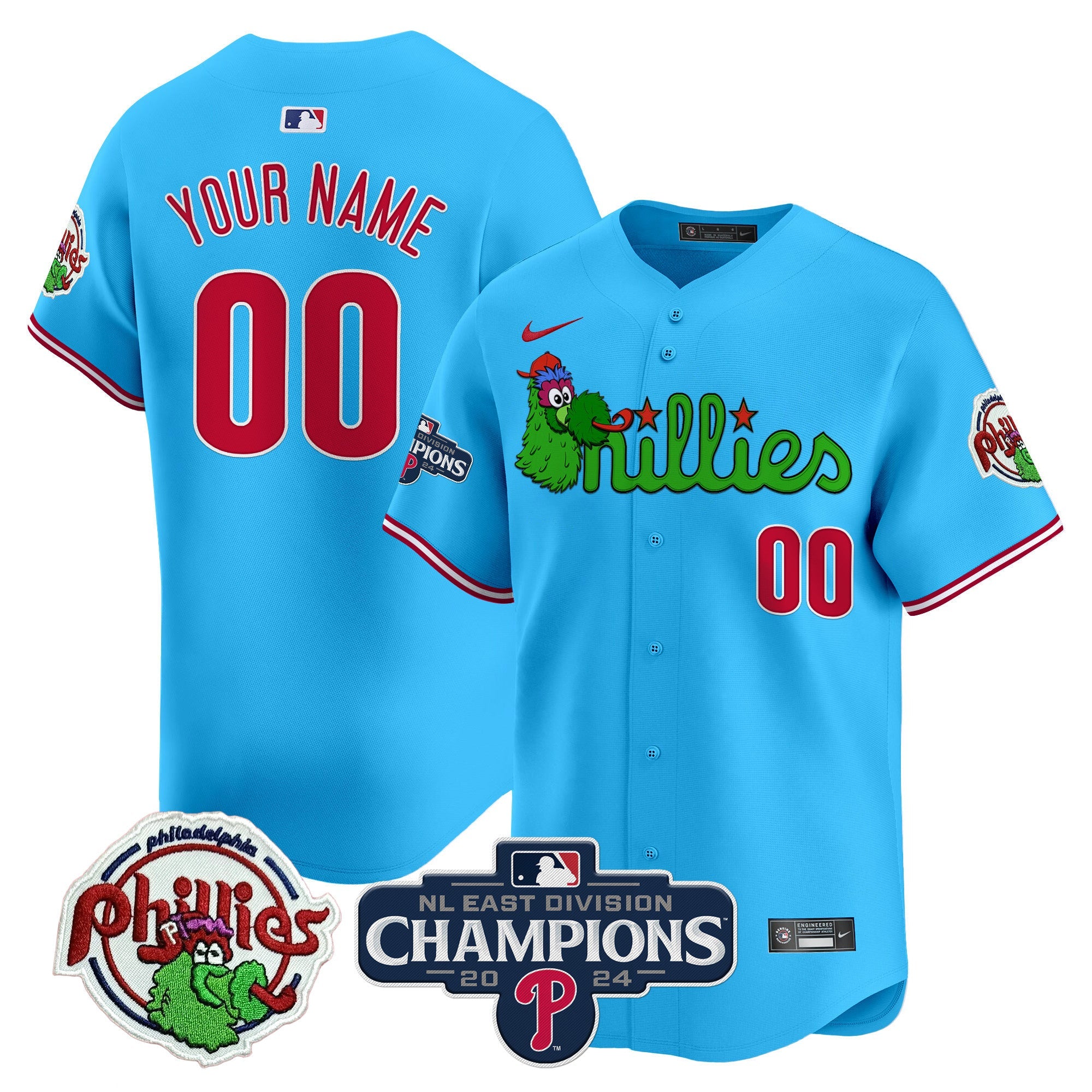 Phanatic 2024 NL East Division Champions Vapor Premier Limited Custom Jersey V2