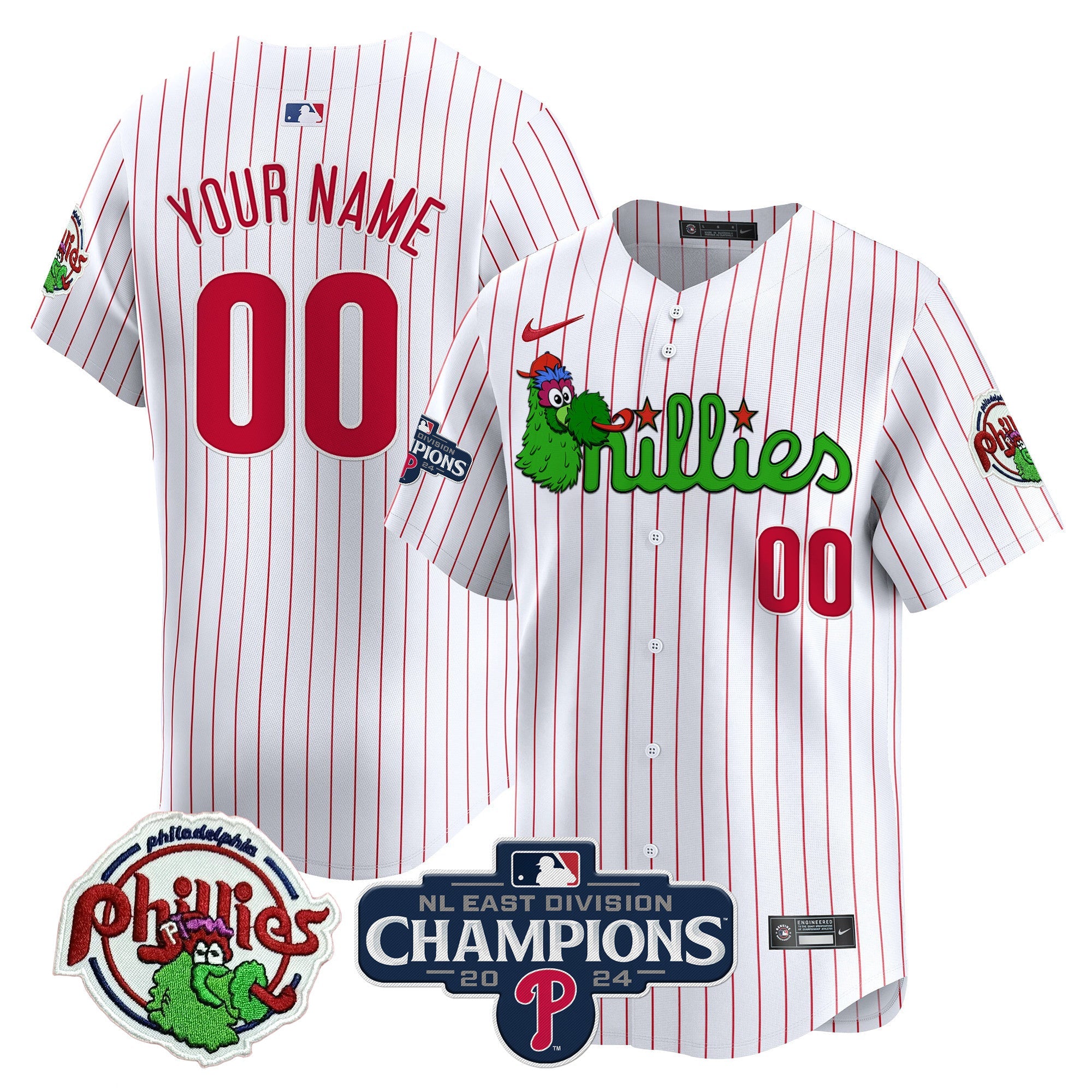 Phanatic 2024 NL East Division Champions Vapor Premier Limited Custom Jersey V2