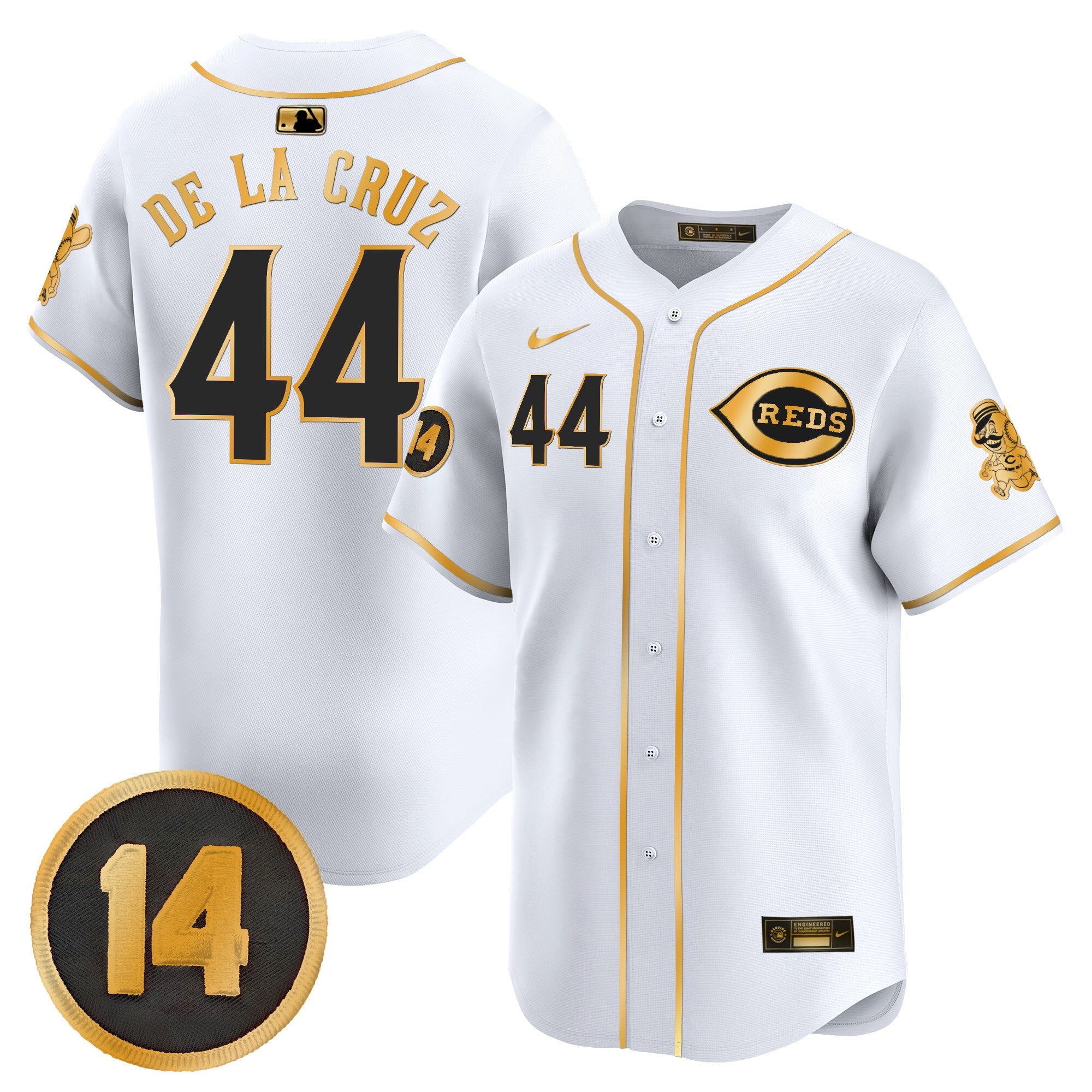 Youth’s Cincinnati Pete Rose Patch Vapor Premier Limited Jersey