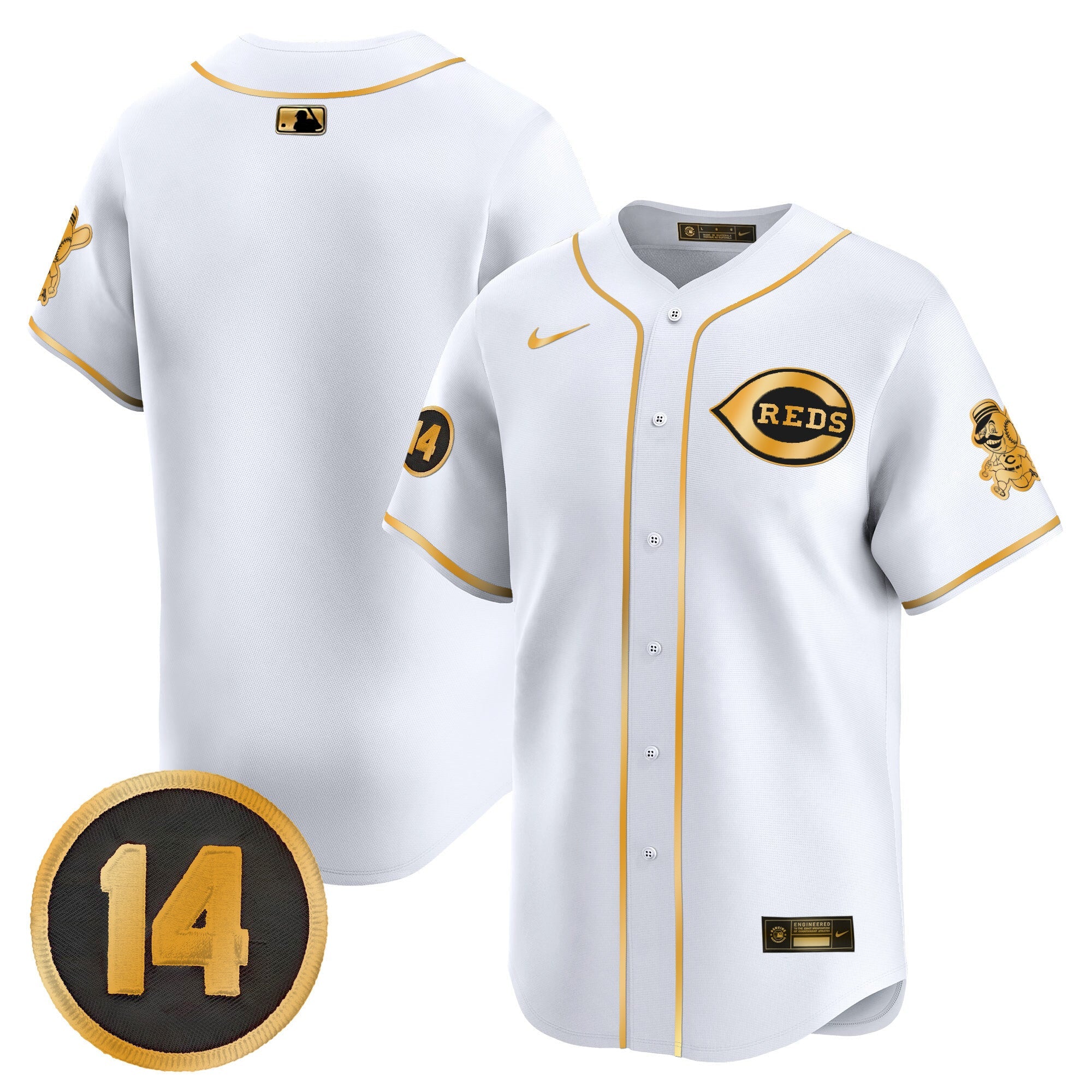 Youth’s Cincinnati Pete Rose Patch Vapor Premier Limited Jersey