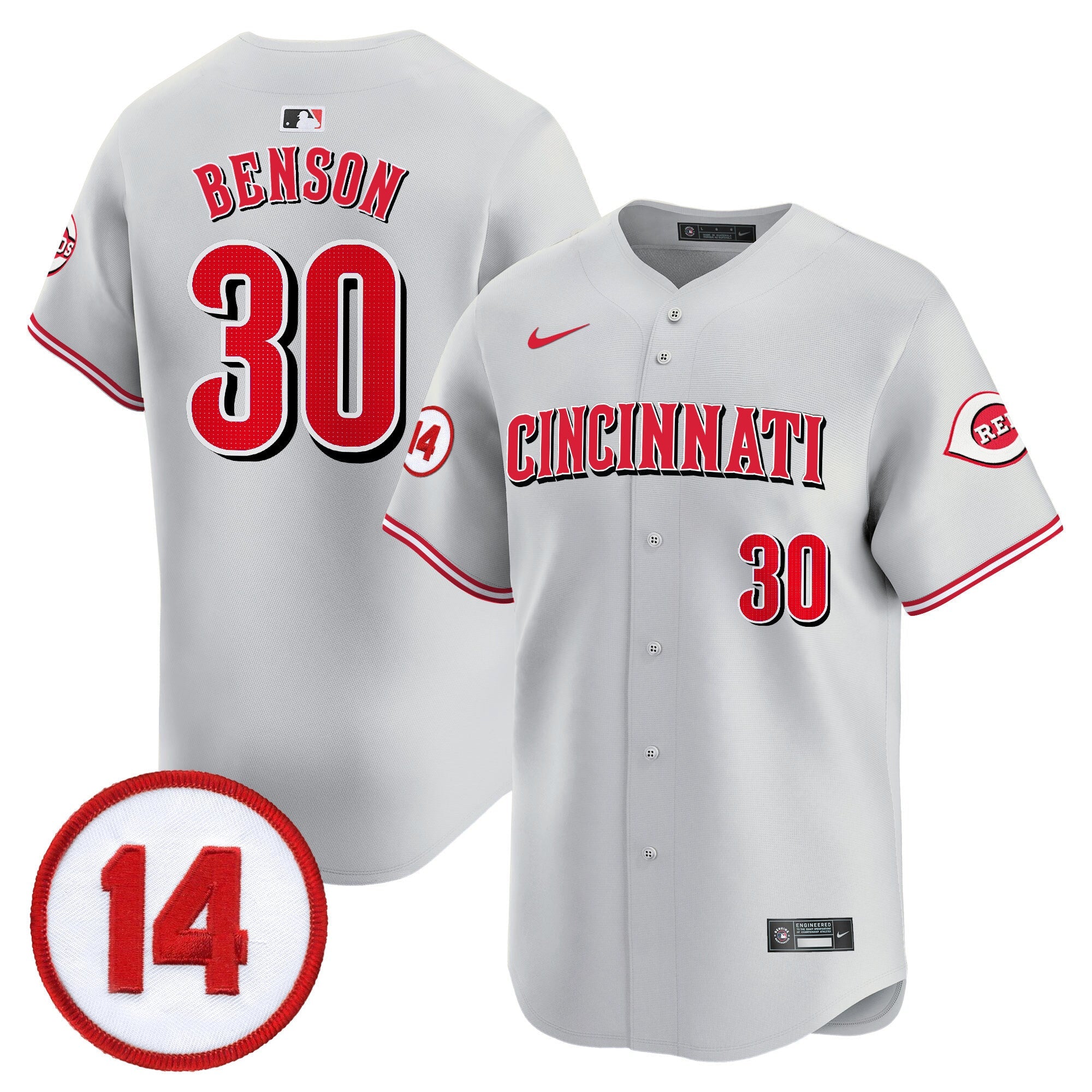 Men’s Cincinnati Pete Rose Patch Vapor Premier Limited Jersey