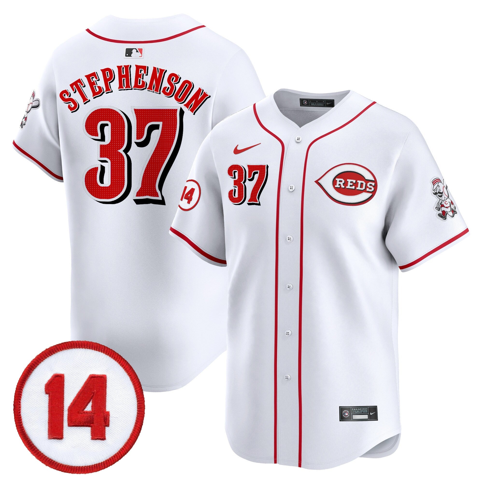 Men’s Cincinnati Pete Rose Patch Vapor Premier Limited Jersey